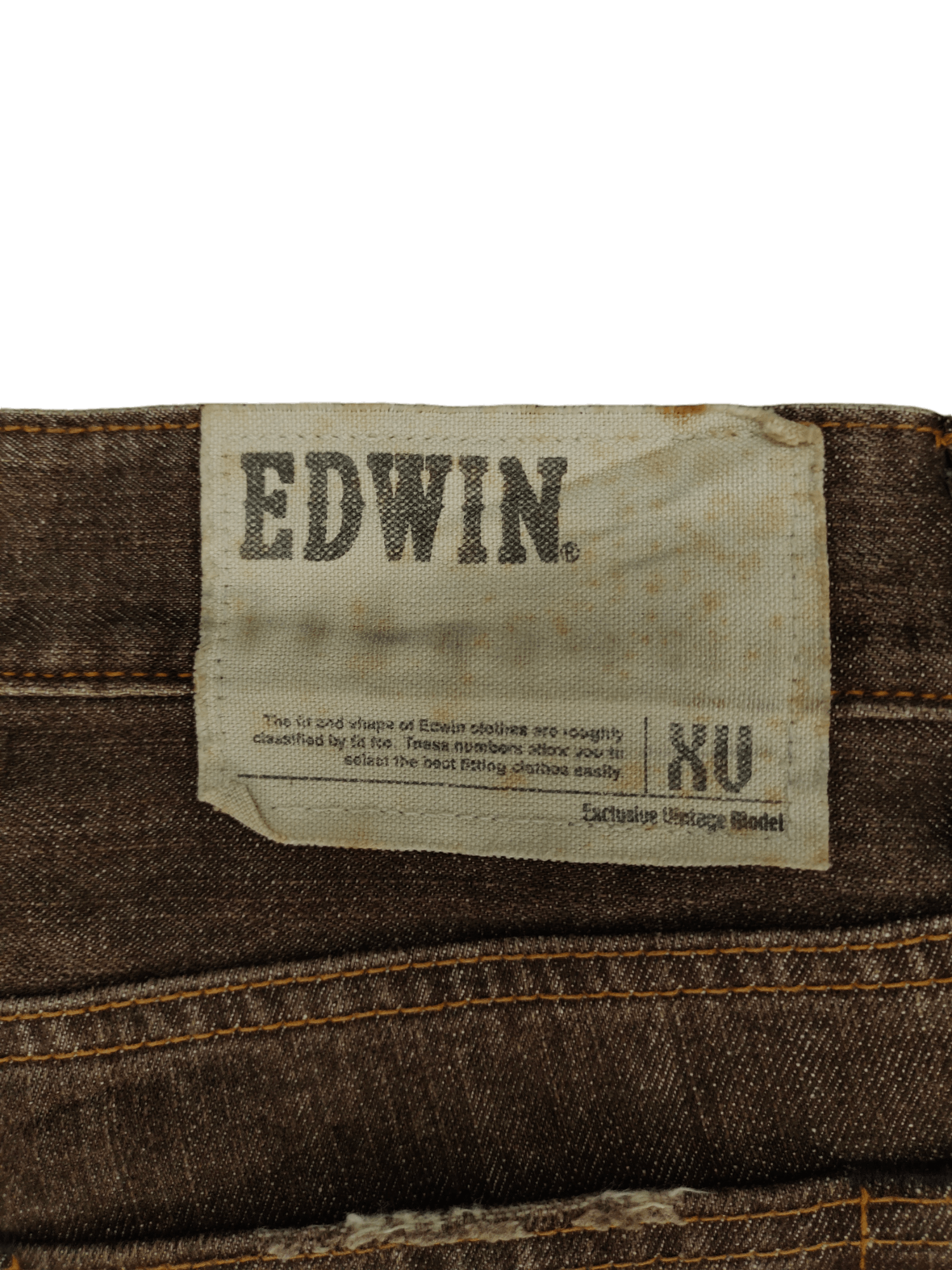 Edwin Flare Jeans Edwin XV Clawmark Faded Denim Bootcut Y2k Size US 32 / EU 48 - 16 Thumbnail