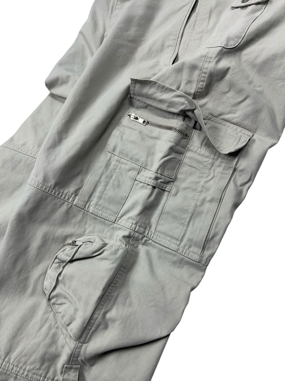 Japanese Brand Vintage Japanese Multi Pocket Cargo Avant Garde Pants Size US 34 / EU 50 - 13 Thumbnail