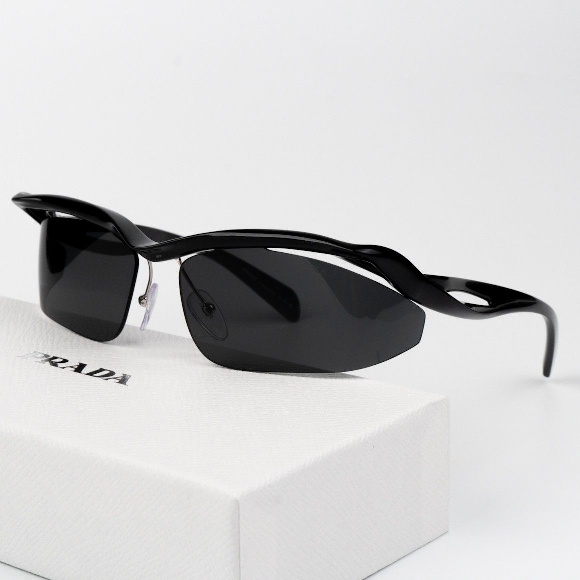 Prada NEW Prada PRA25S 1AB5S0 Cat Eye Unisex Sunglasses 0PR A25S Size ONE SIZE - 1 Thumbnail