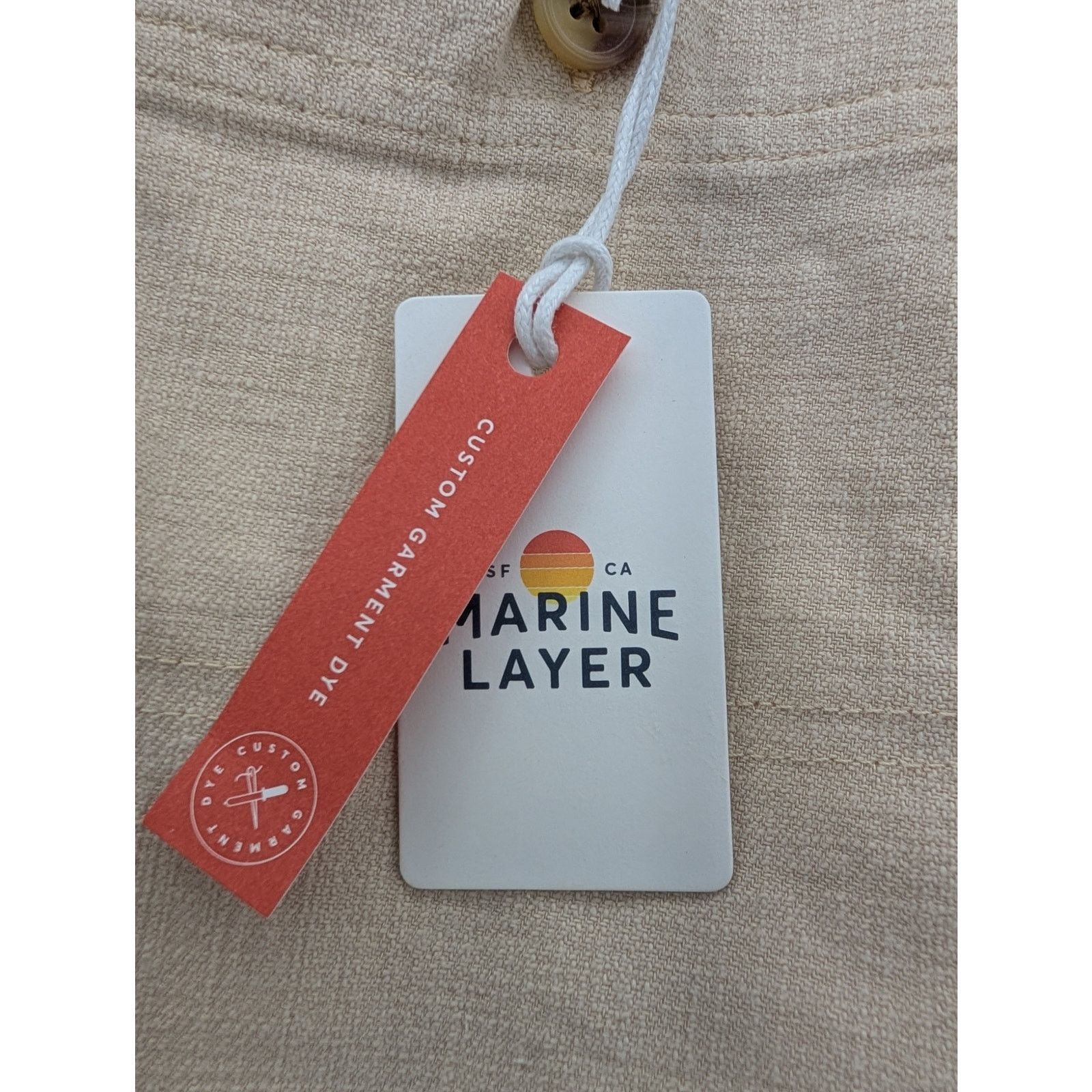 Marine Layer NWT Marine Layer Men's 6" Saturday Beach Short in Sand Size US 42 / EU 58 - 5 Thumbnail