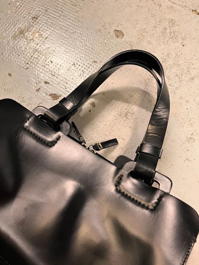 Jil Sander Jil Sander Black Pure Leather Handle Bag Size ONE SIZE - 3 Thumbnail