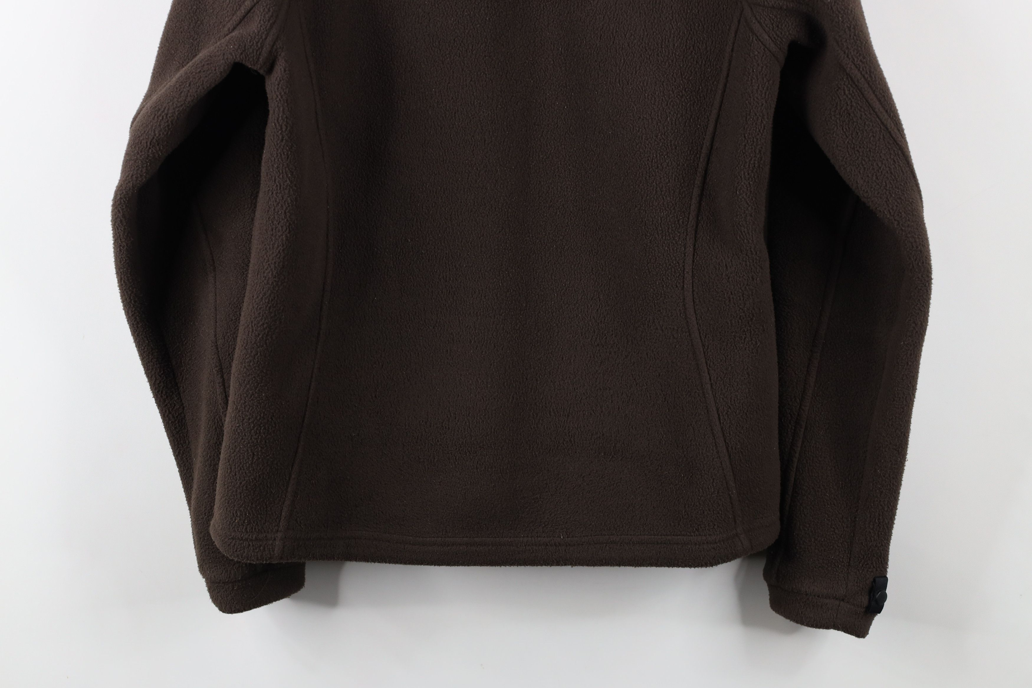 The North Face × Vintage Vintage Y2K The North Face Spell Out Zip Fleece Jacket Brown Size S / US 4 / IT 40 - 12 Thumbnail