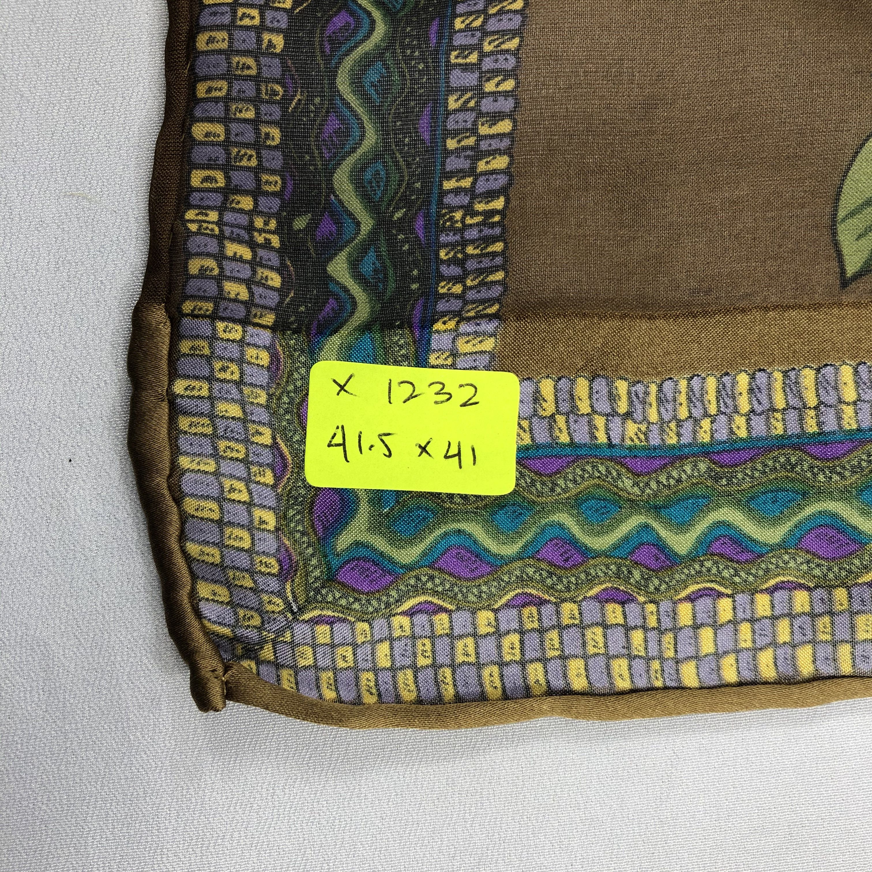 Vintage Vintage Silk Scarf Size ONE SIZE - 6 Thumbnail