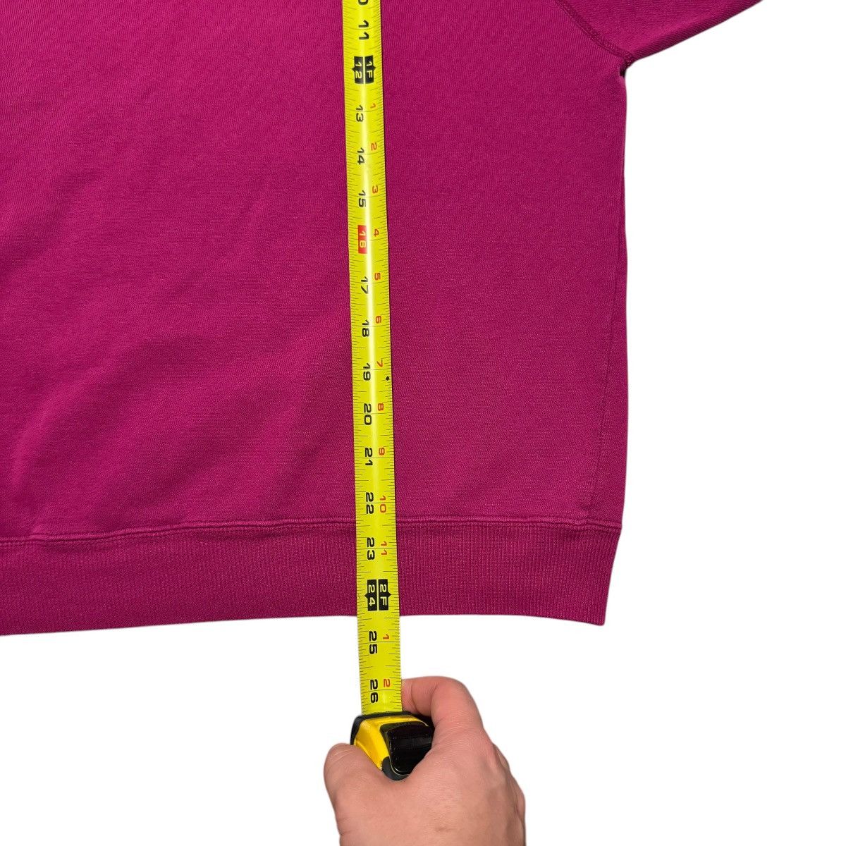 Vintage Vintage 90s Wine/Purple Blank Sweatshirt Women's Boxy XL Size XL / US 12-14 / IT 48-50 - 5 Thumbnail