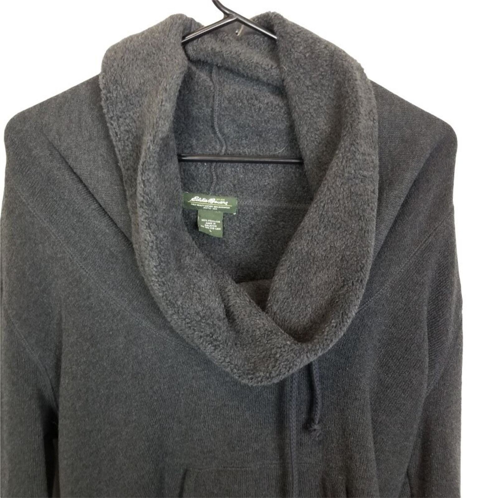 Eddie Bauer Eddie Bauer Womens Fleece Cowl Neck Sweater Size L Gorpcore Size L / US 10 / IT 46 - 2 Thumbnail