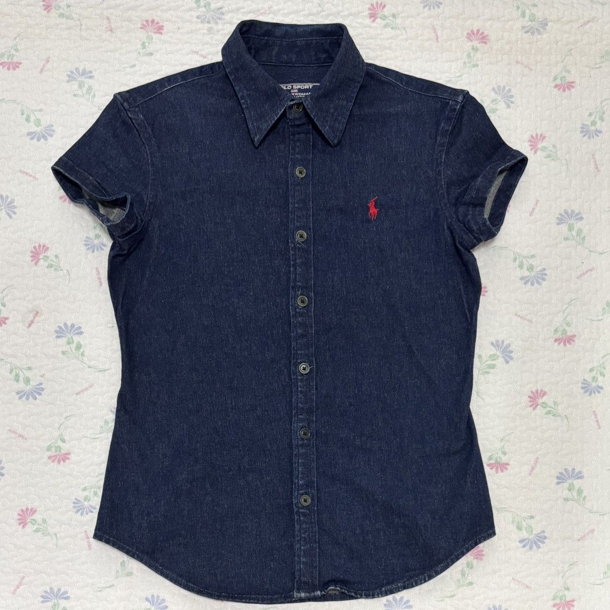 Polo Ralph Lauren Polo Ralph Lauren Denim Short Sleeve Shirt Size XS / US 0-2 / IT 36-38 - 1 Thumbnail