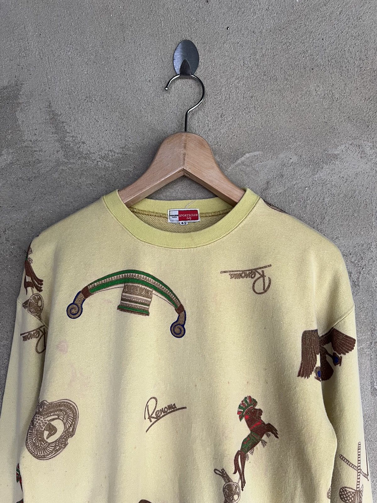 Renoma Vintage Renoma Paris Sports Club Sweatshirt Size US S / EU 44-46 / 1 - 3 Thumbnail