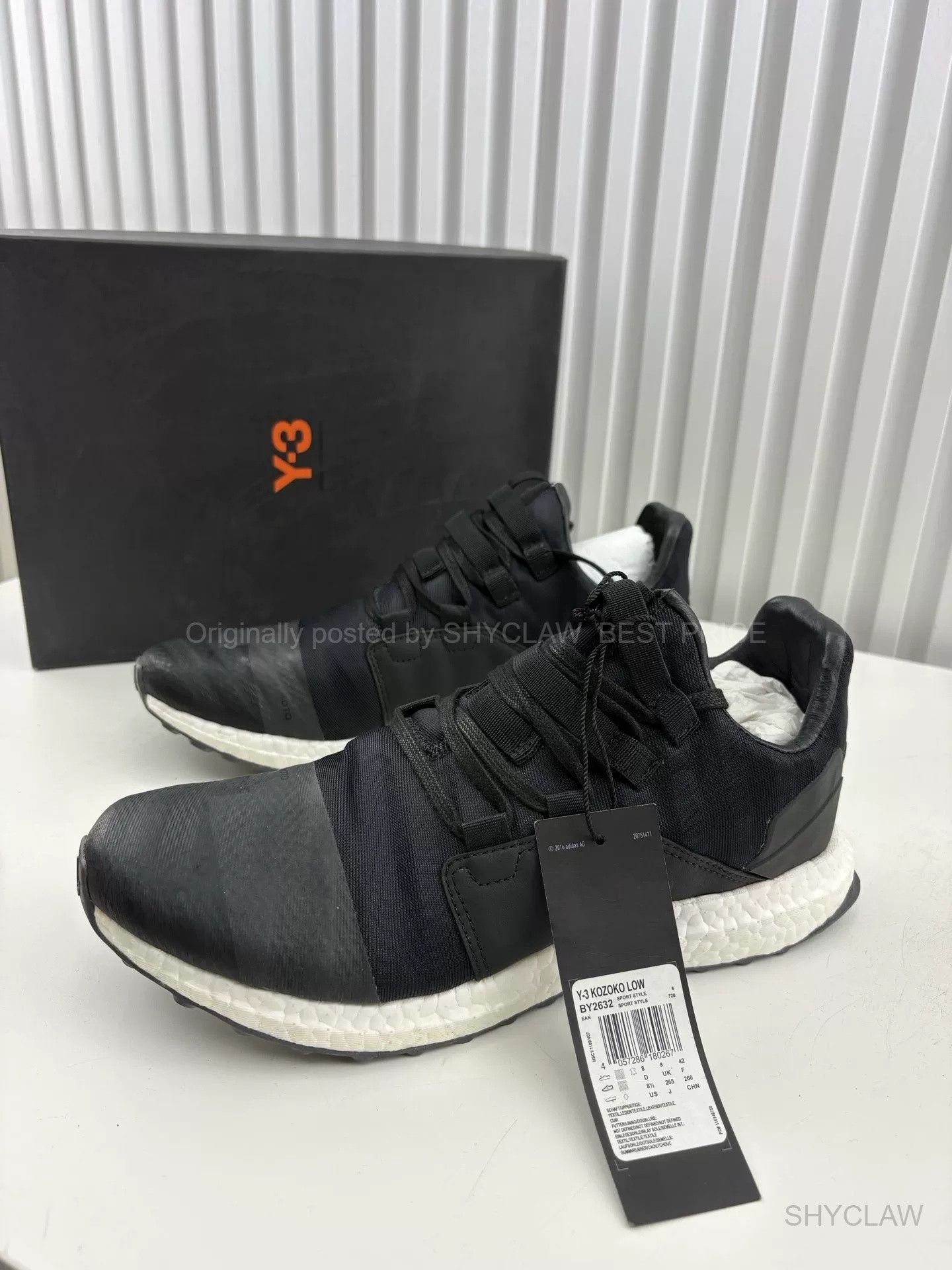 Yohji Yamamoto Y-3 Sneakers Minor Storage Marks Damaged BFAJDEF441 Size US 9 / EU 42 - 1 Thumbnail