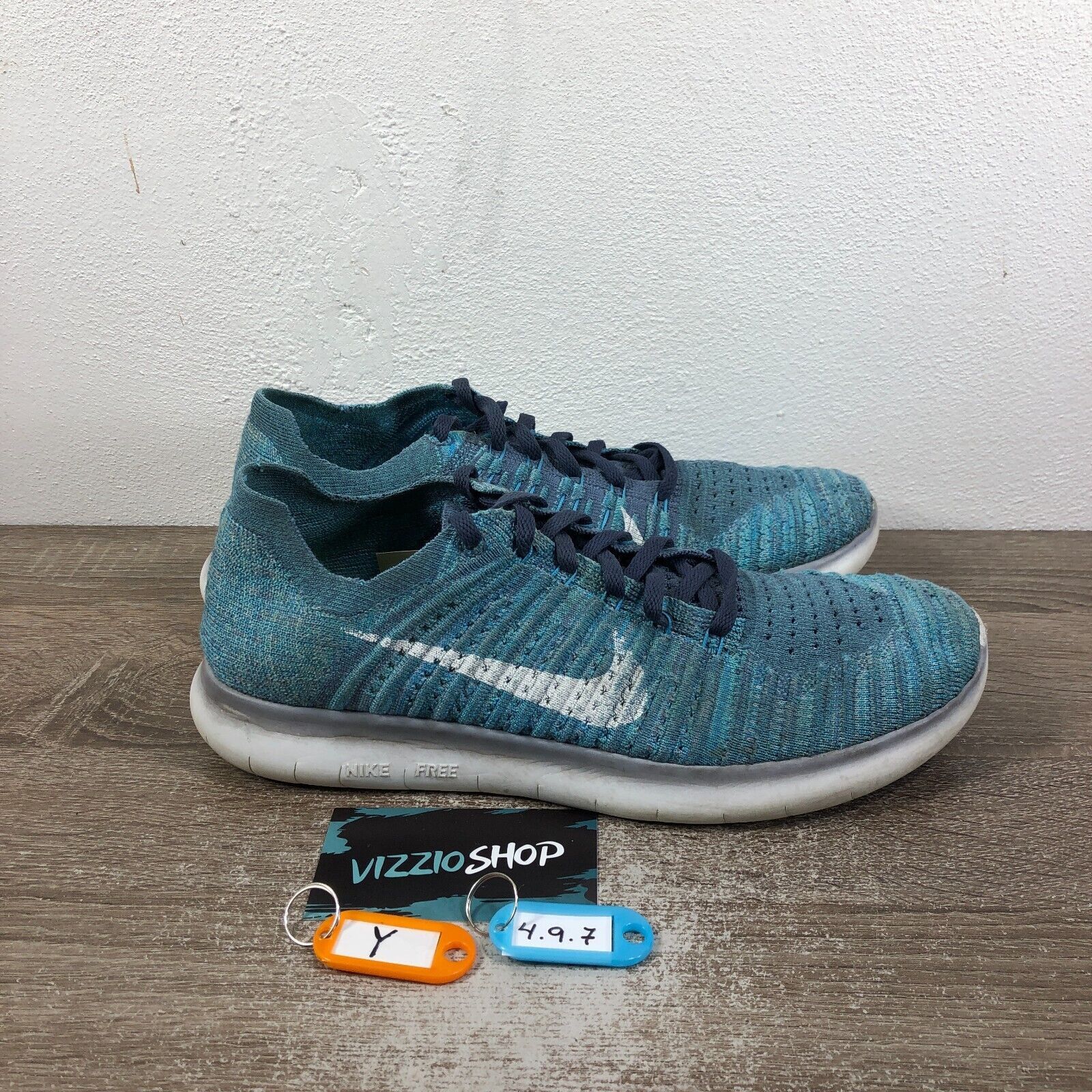 Nike Nike Free RN Flyknit Ocean Fog Blue Women s 10 831070 404 Grailed