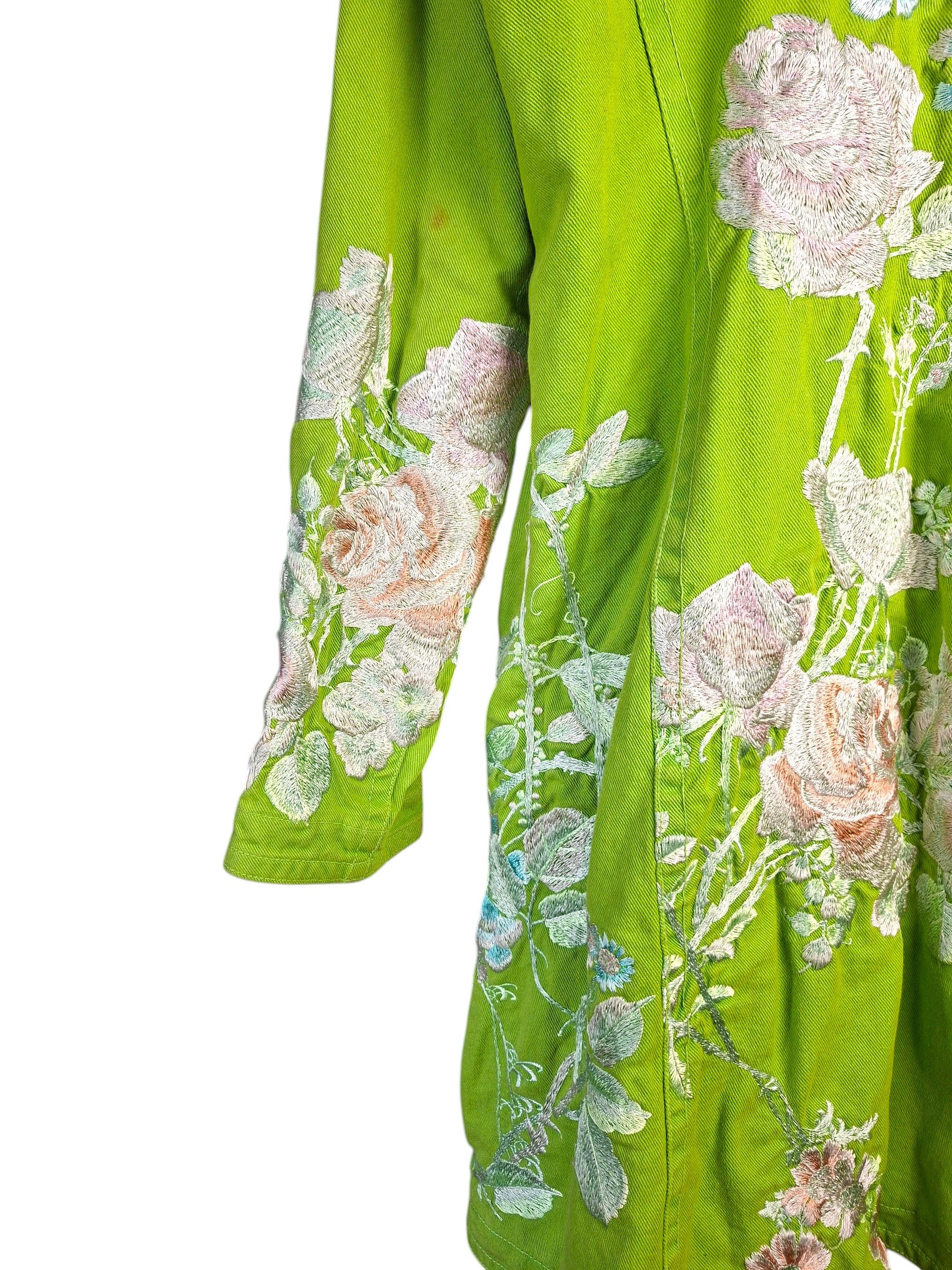 Johnny Was Johnny Was BIYA Two Ten Ten Five Embroidered Trench Coat Size M / US 6-8 / IT 42-44 - 8 Thumbnail