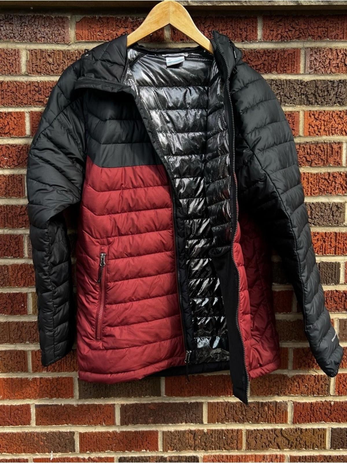 Columbia Columbia Black and Red Thermal Interior Puffer Jacket Coat Size US M / EU 48-50 / 2 - 2 Thumbnail