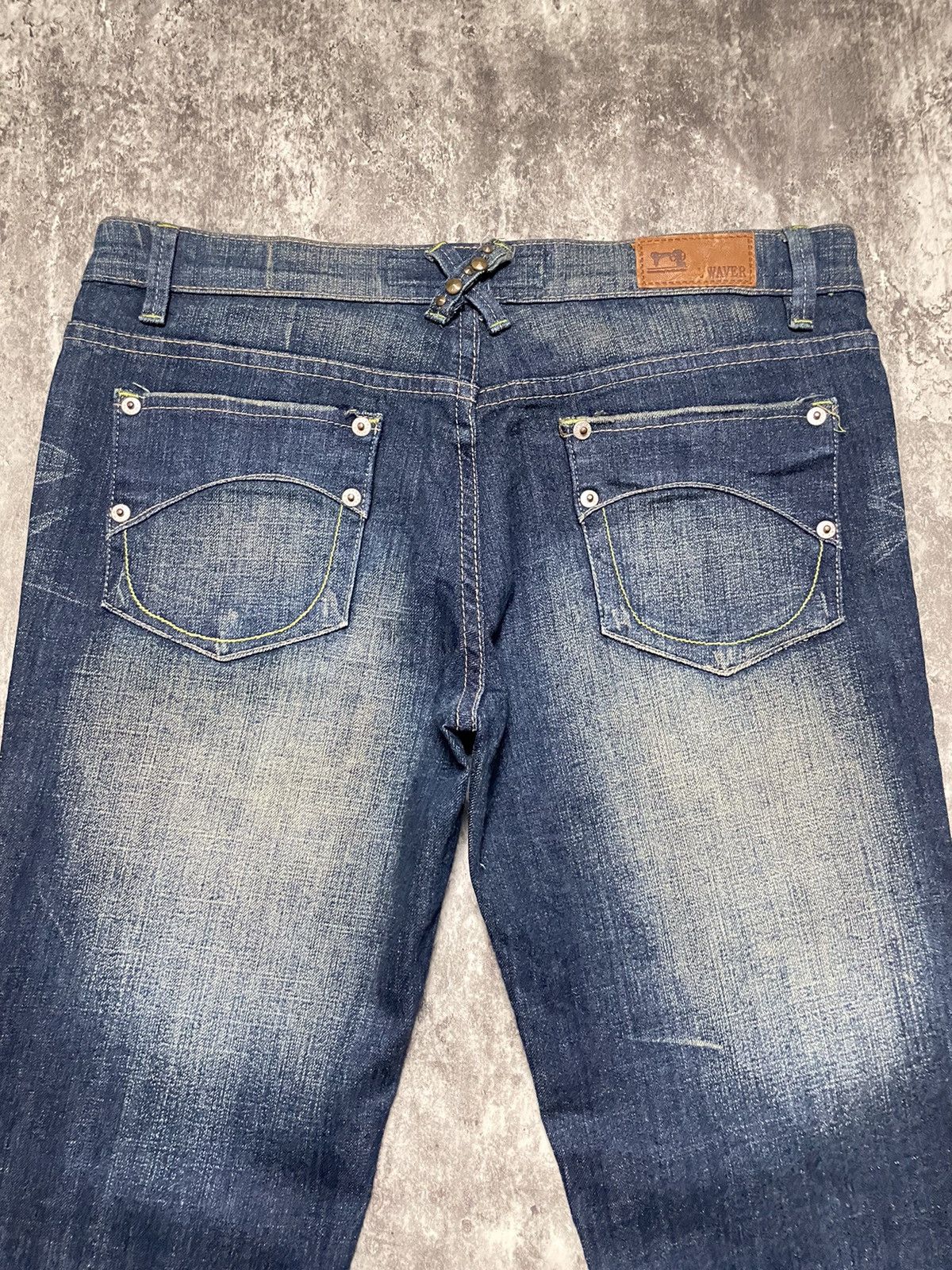 If Six Was Nine × Japanese Brand × Le Grande Bleu (L.G.B.) Japanese Flare Studded Jeans L. Waver KmRii lgb Style Size US 30 / EU 46 - 8 Thumbnail