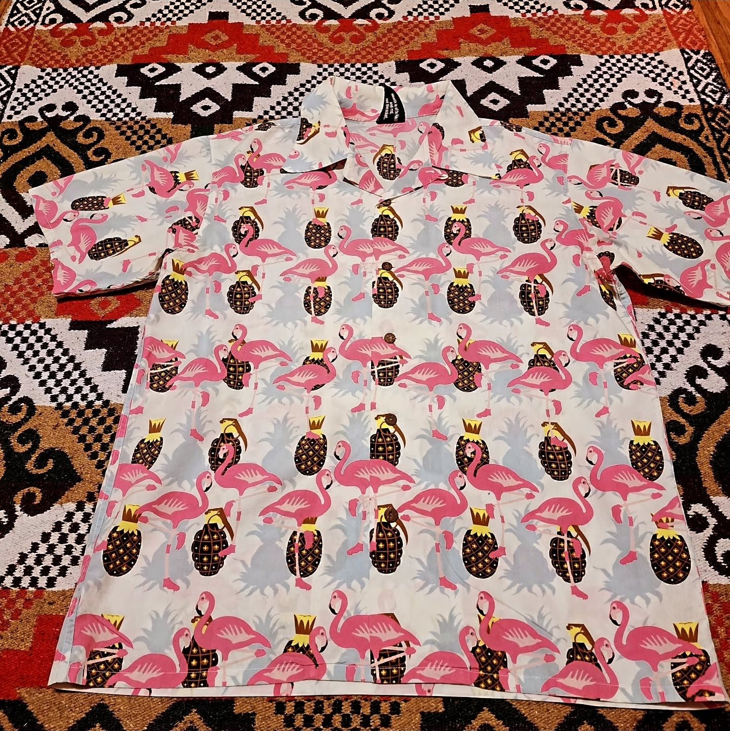 Billionaire Boys Club Billionaire Boys Club "Pineapple & Grenade" Button up Size US L / EU 52-54 / 3 - 1 Thumbnail
