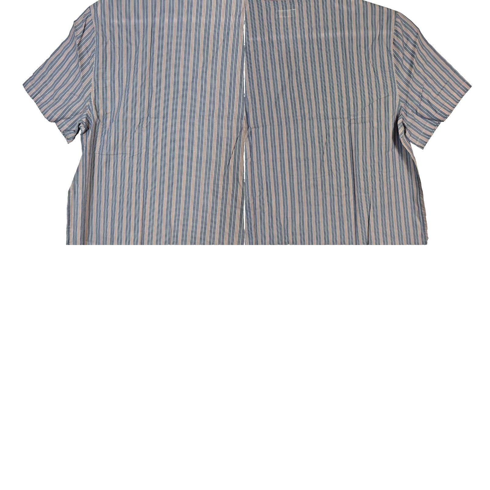 J.Crew J.CREW Pajama Top Men’s Large Blue Stripe Short Sleeve Cotton Shirt Bu M 169 Size US L / EU 52-54 / 3 - 9 Thumbnail