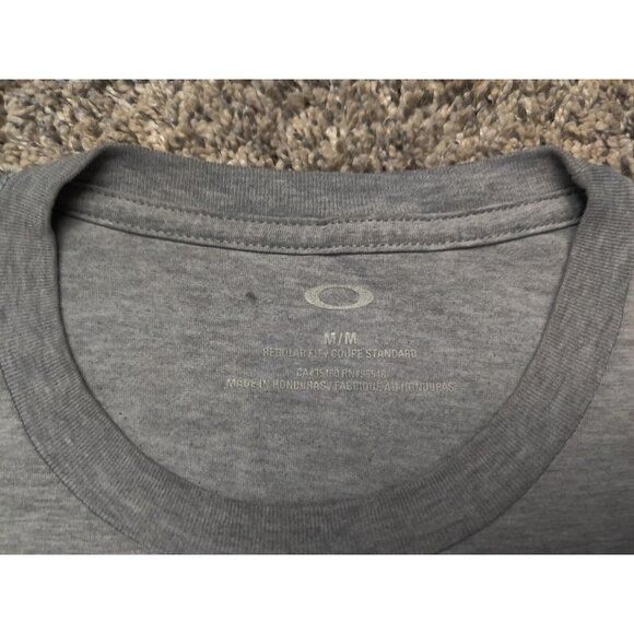 Oakley Oakley Shirt Adult Mens Medium Gray Box Logo Spell Out Short Size US M / EU 48-50 / 2 - 4 Thumbnail