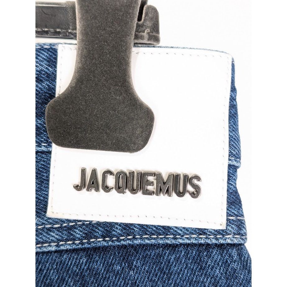 Jacquemus o1rshd1 Le Denim Fleurs in Print Blue Flowers Size US 34 / EU 50 - 19 Thumbnail