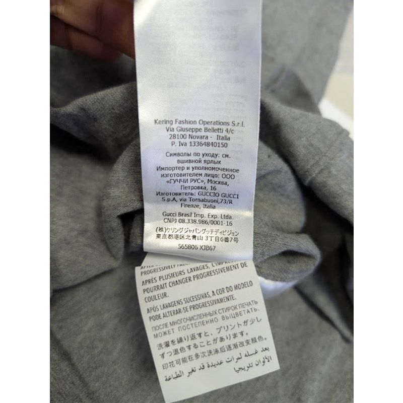 Disney × Gucci o1rshd1 Oversized Mickey Mouse Logo T-Shirt in Grey Size US XL / EU 56 / 4 - 21 Thumbnail