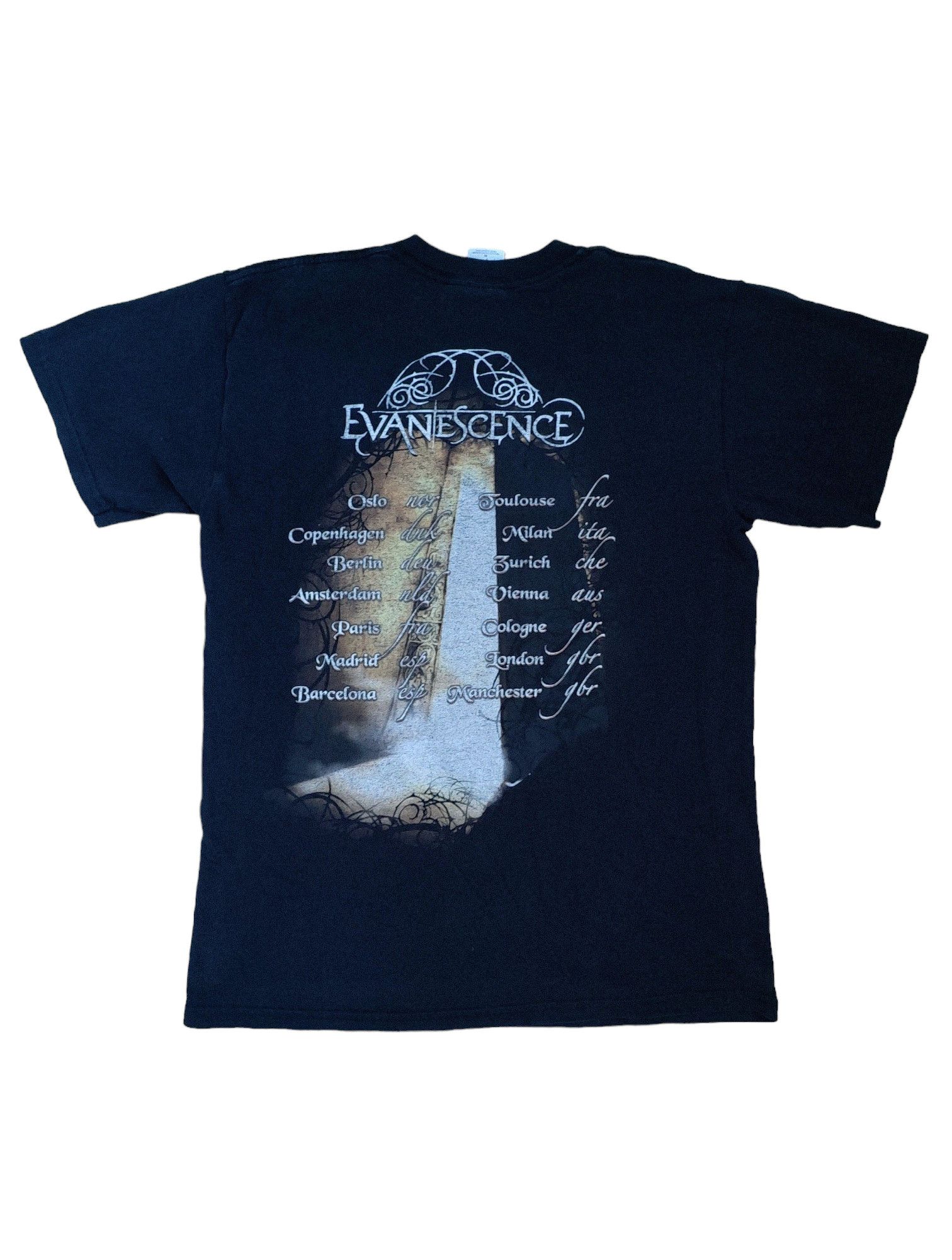 Band Tees × Vintage Evanescence Open Door 2006 VTG Vintage Europe Tour Tshirt Size US M / EU 48-50 / 2 - 2 Thumbnail