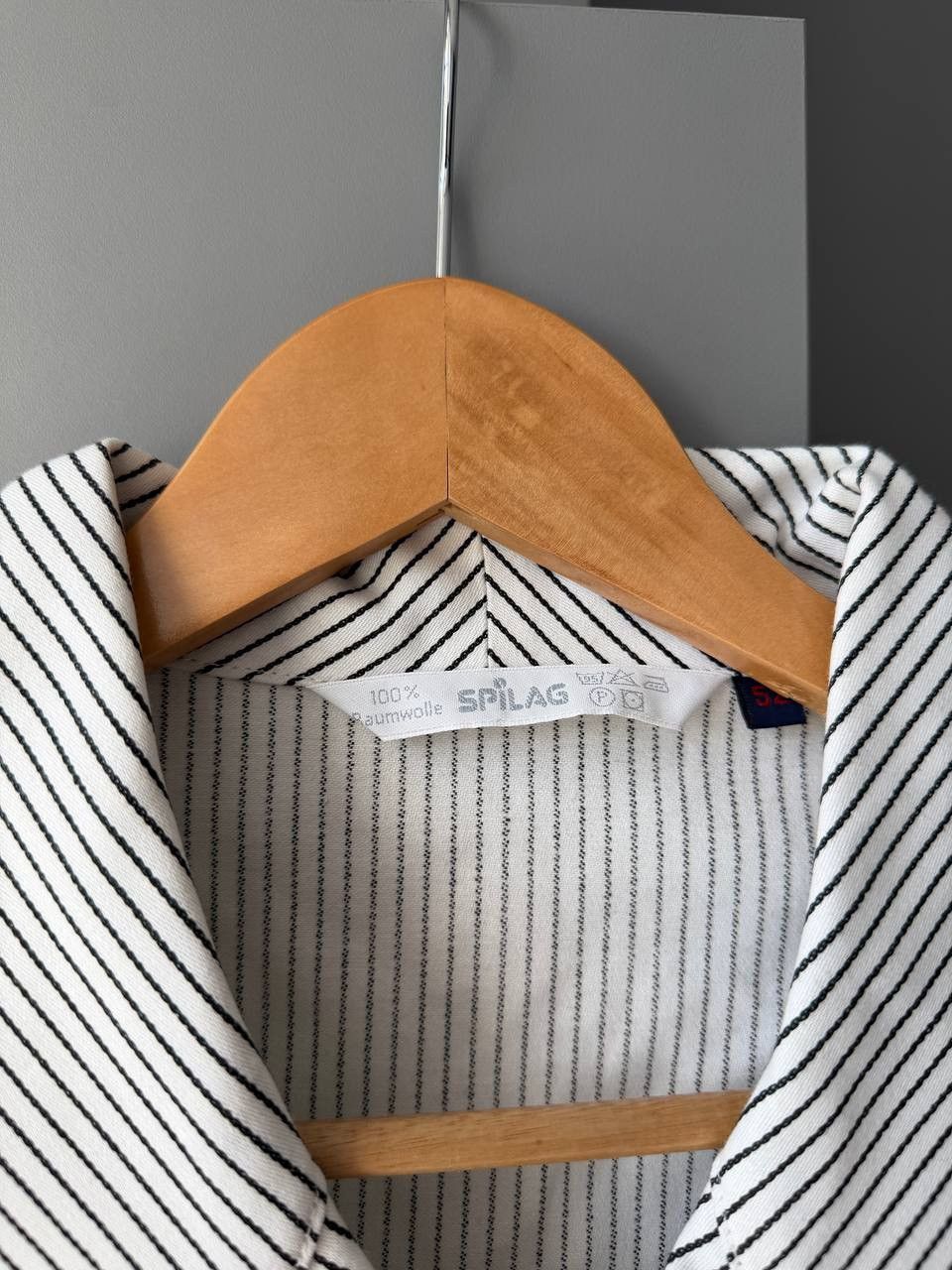 Le Laboureur Vintage Pinstripe Double Breasted Workwear Jacket Size M/L Size US M / EU 48-50 / 2 - 2 Thumbnail