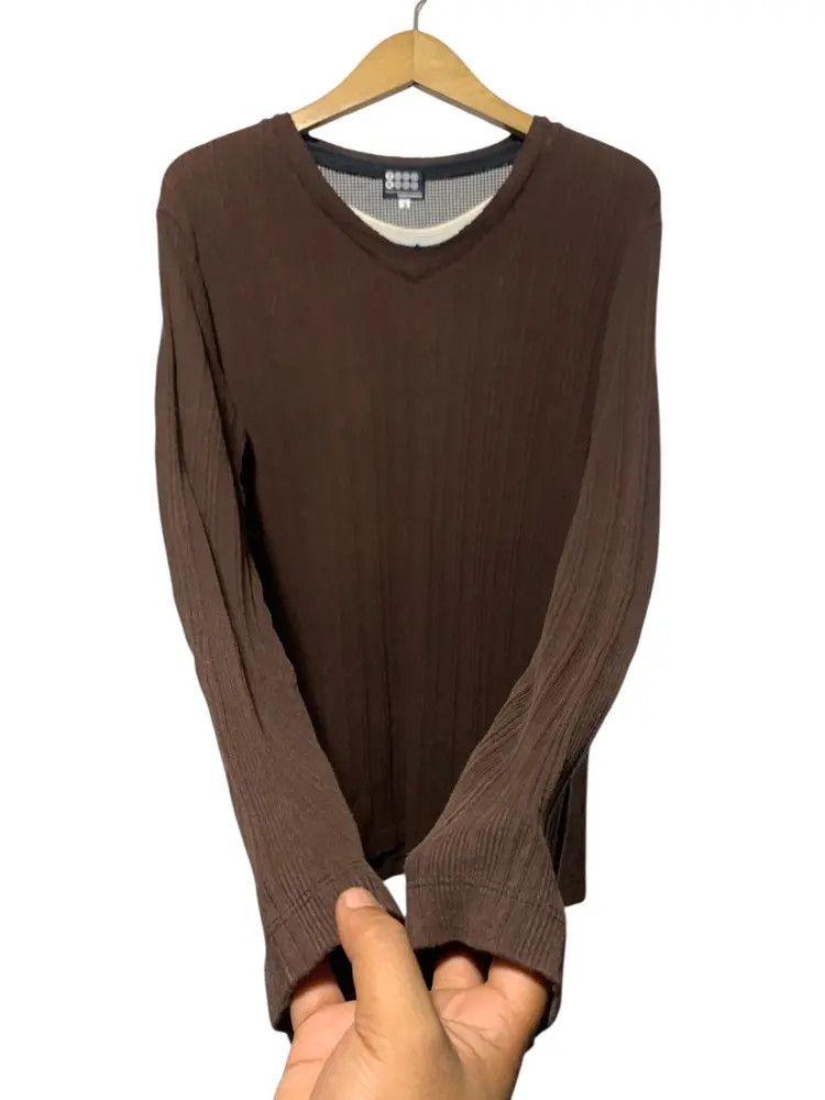 Takeo Kikuchi 2000s Takeo Kikuchi tripel layer collar thermal longsleeve Size US M / EU 48-50 / 2 - 2 Thumbnail