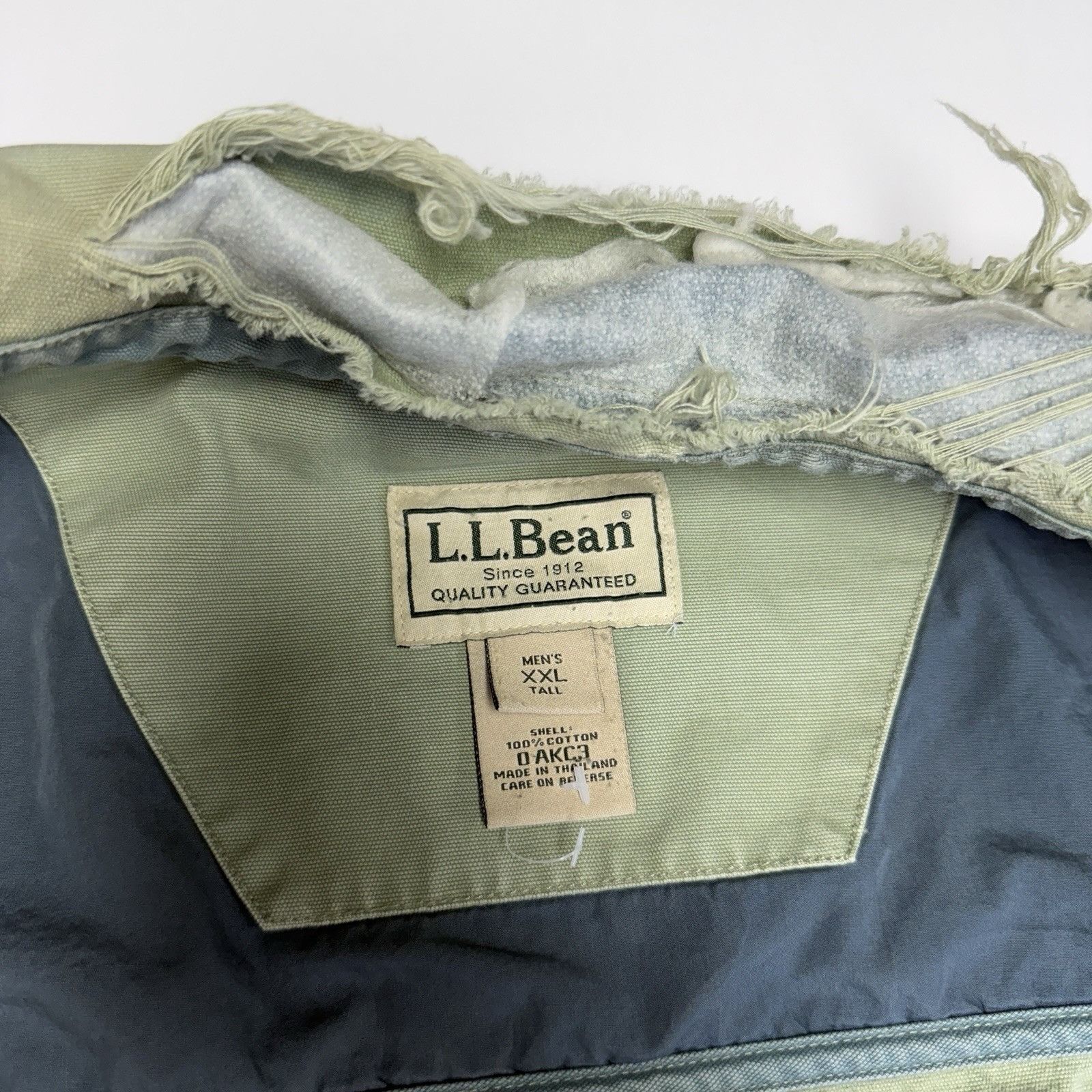 L.L. Bean Vintage LL Bean Jacket Mens 2XL XXL Tall Green Full Zip Coll Size US XXL / EU 58 / 5 - 13 Thumbnail
