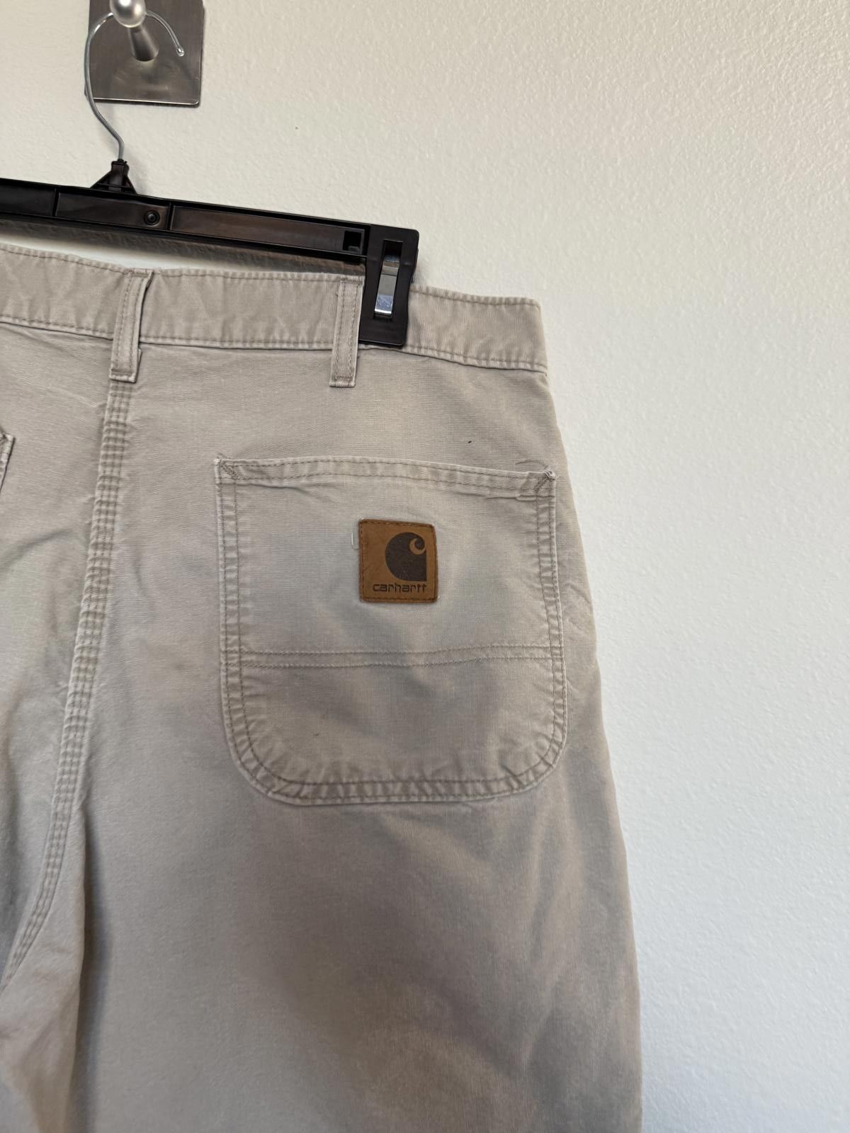 Carhartt Carhartt Men's Khaki Cargo Shorts Size US 34 / EU 50 - 2 Thumbnail