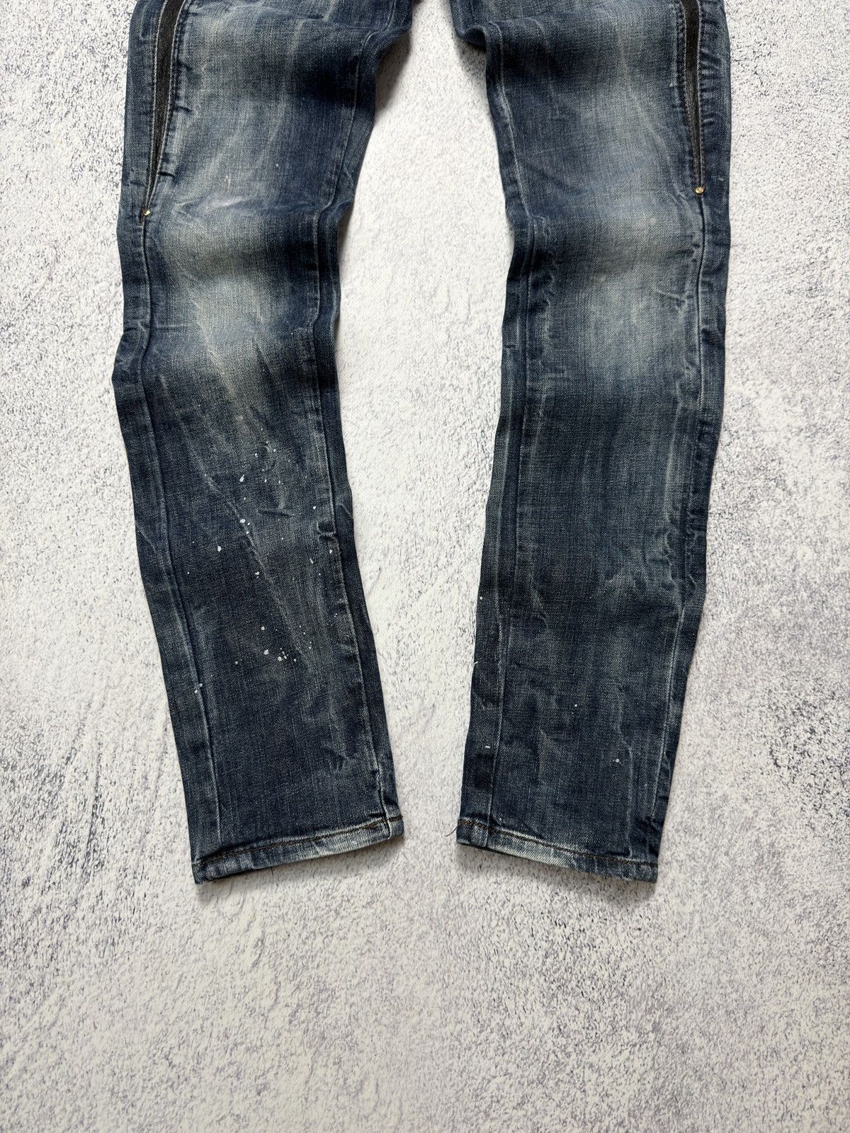 Miss Sixty MISS SIXTY ZIP SHOT STYLE Y2K SKINNY JEANS Size 30" / US 8 / IT 44 - 2 Thumbnail