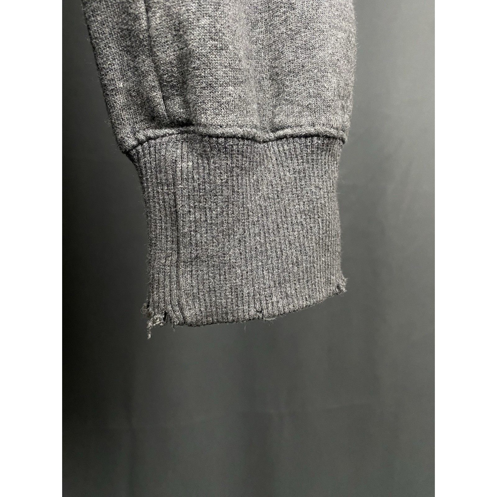 Han Kjobenhavn Han Kjobenhavn Big Logo Men's Gray Distressed Oversized Hood Size US XL / EU 56 / 4 - 9 Thumbnail