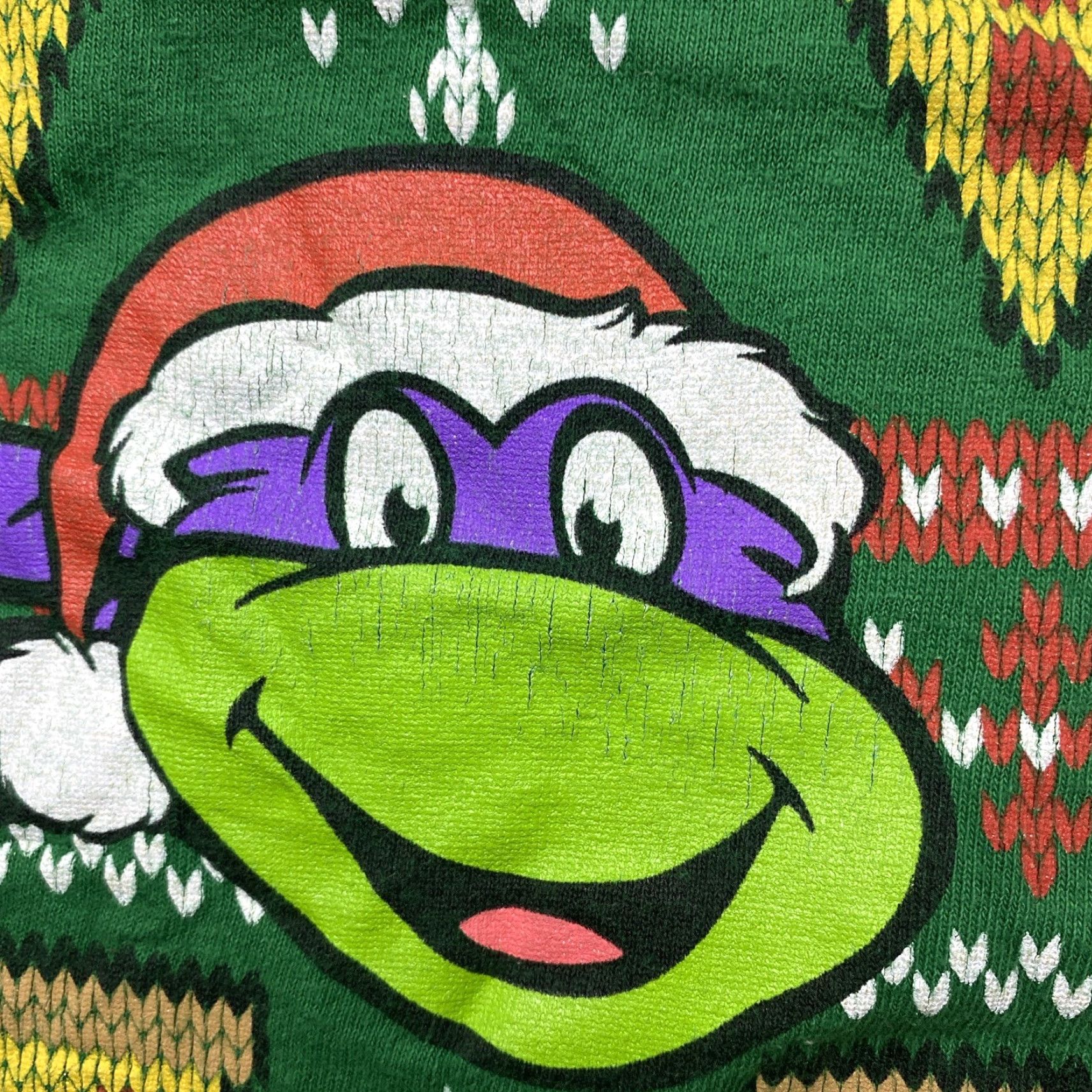 Nickelodeon VINTAGE Ninja Turtles Christmas T Shirt XL TMNT Teenage Mutant Ninja Turtles Mens Size US XL / EU 56 / 4 - 6 Thumbnail