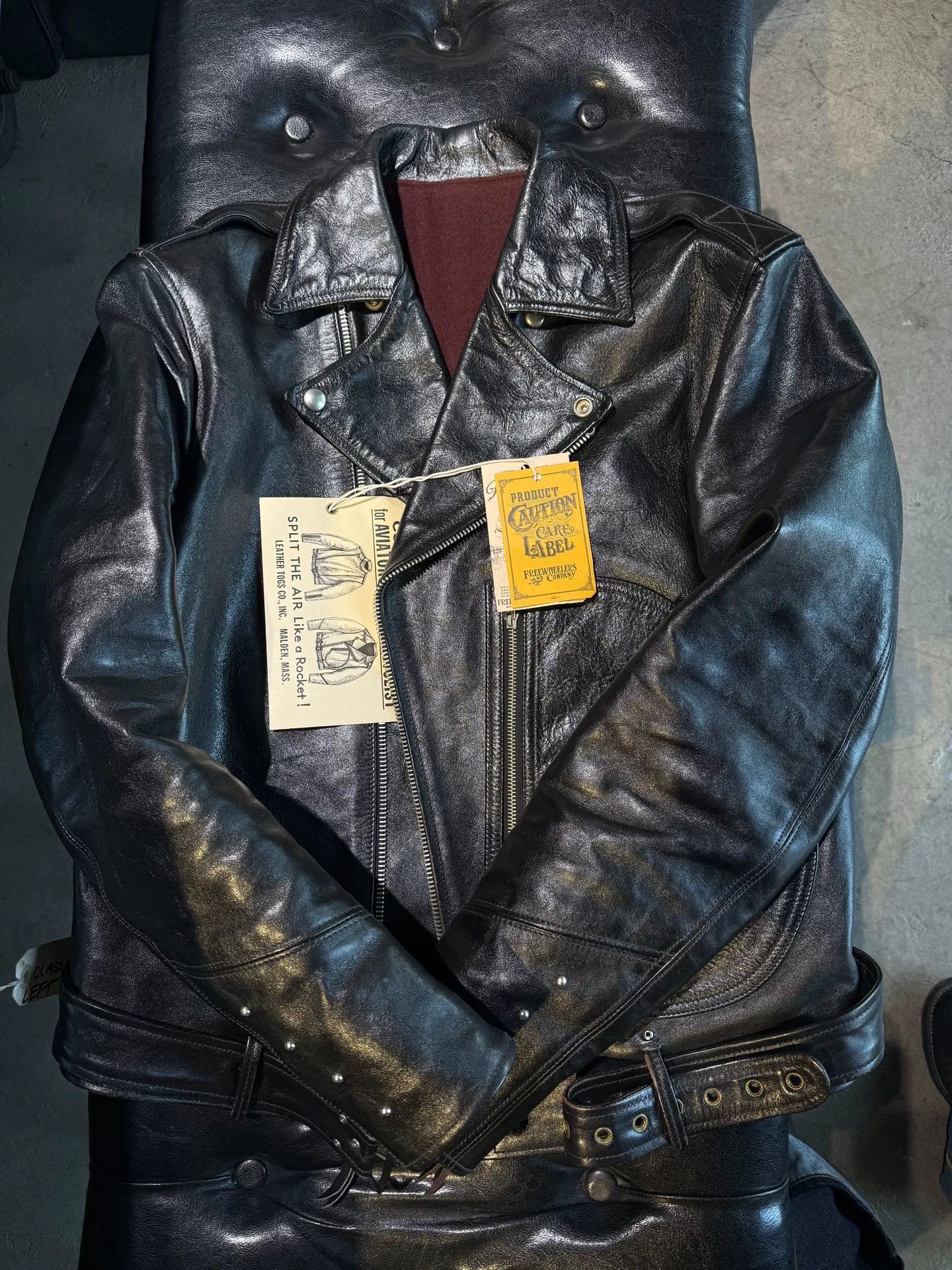 Freewheelers Freewheelers Labrea Horsehide Leather Jacket Size US XXS / EU 40 - 1 Thumbnail