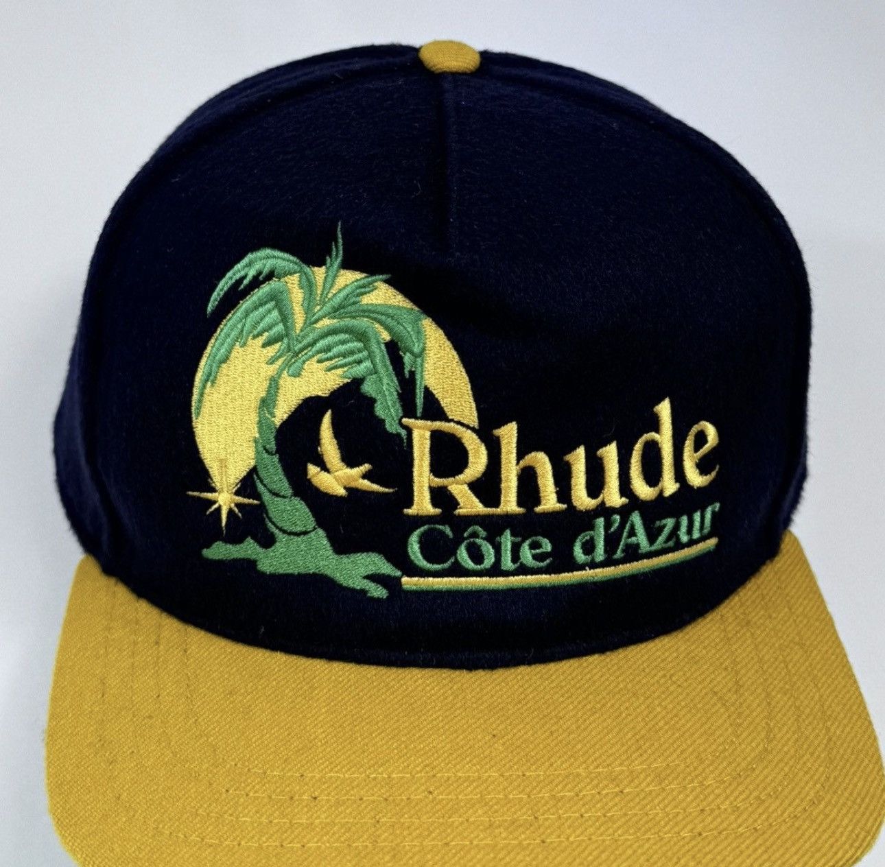 Rhude RHUDE CÔTE D’AZUR EMBROIDERED CAP Size ONE SIZE - 3 Thumbnail