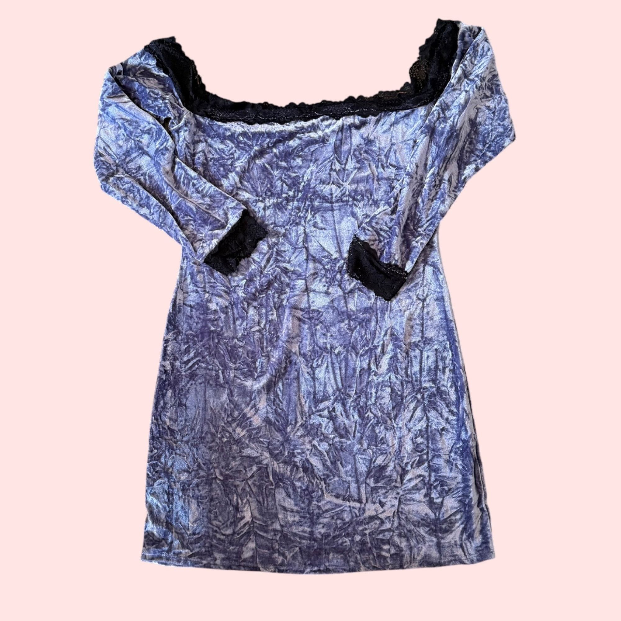 Urban Outfitters NWT Urban Outfitters Kimchi Blue Ryder Velvet & Lace Off The Size XL / US 12-14 / IT 48-50 - 1 Thumbnail