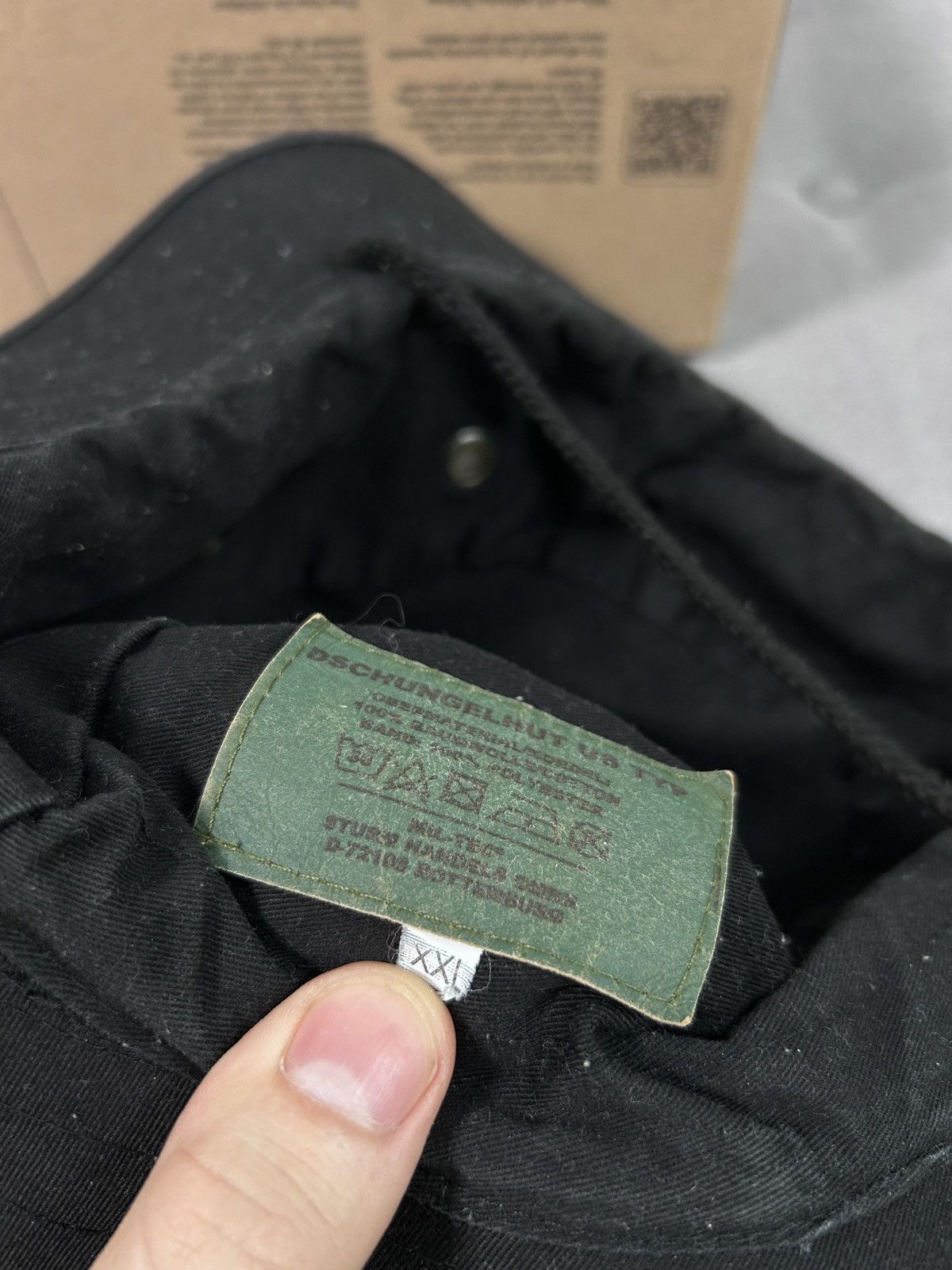 Other Military Boonie Bucket Hat Black Size ONE SIZE - 9 Thumbnail