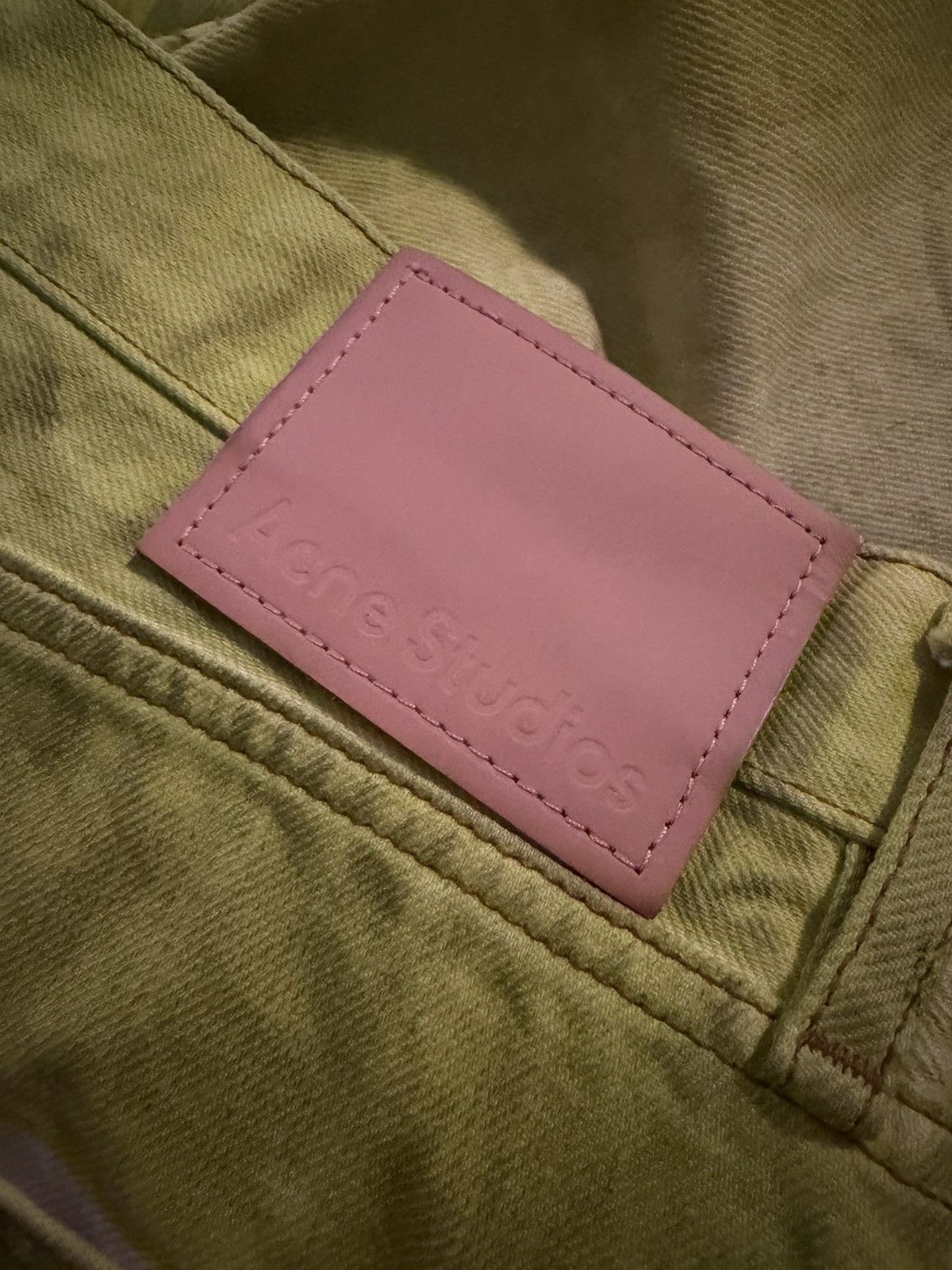 Acne Studios Yellow acne 1981 jeans Size US 35 - 4 Thumbnail