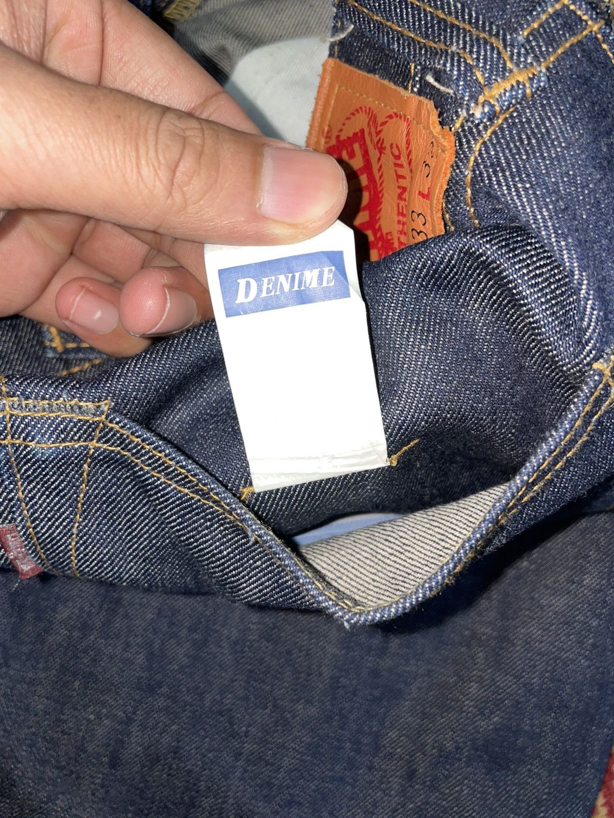 Japanese Brand Denime Jeans Size US 33 - 7 Thumbnail