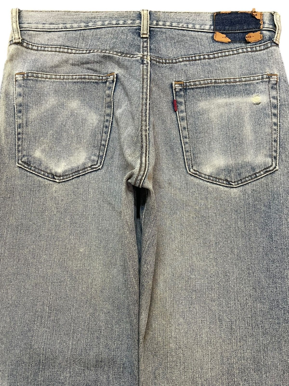 Japanese Brand Vintage Japanese Brand Blue Faded Wash Style Jeans Size US 33 - 5 Thumbnail
