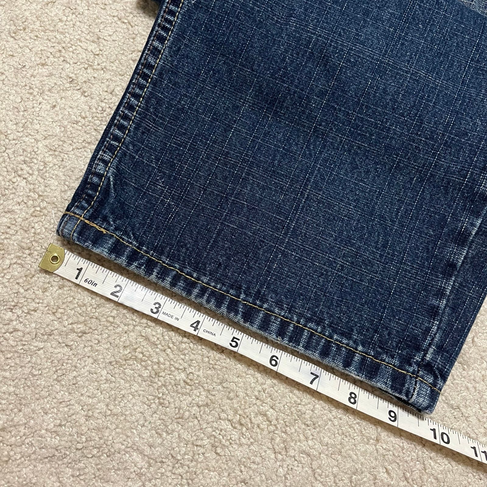 Other Noiz Y2K Baggy Skater Acid Washed Faded Blue Jeans 34Wx31L Size US 34 / EU 50 - 7 Thumbnail