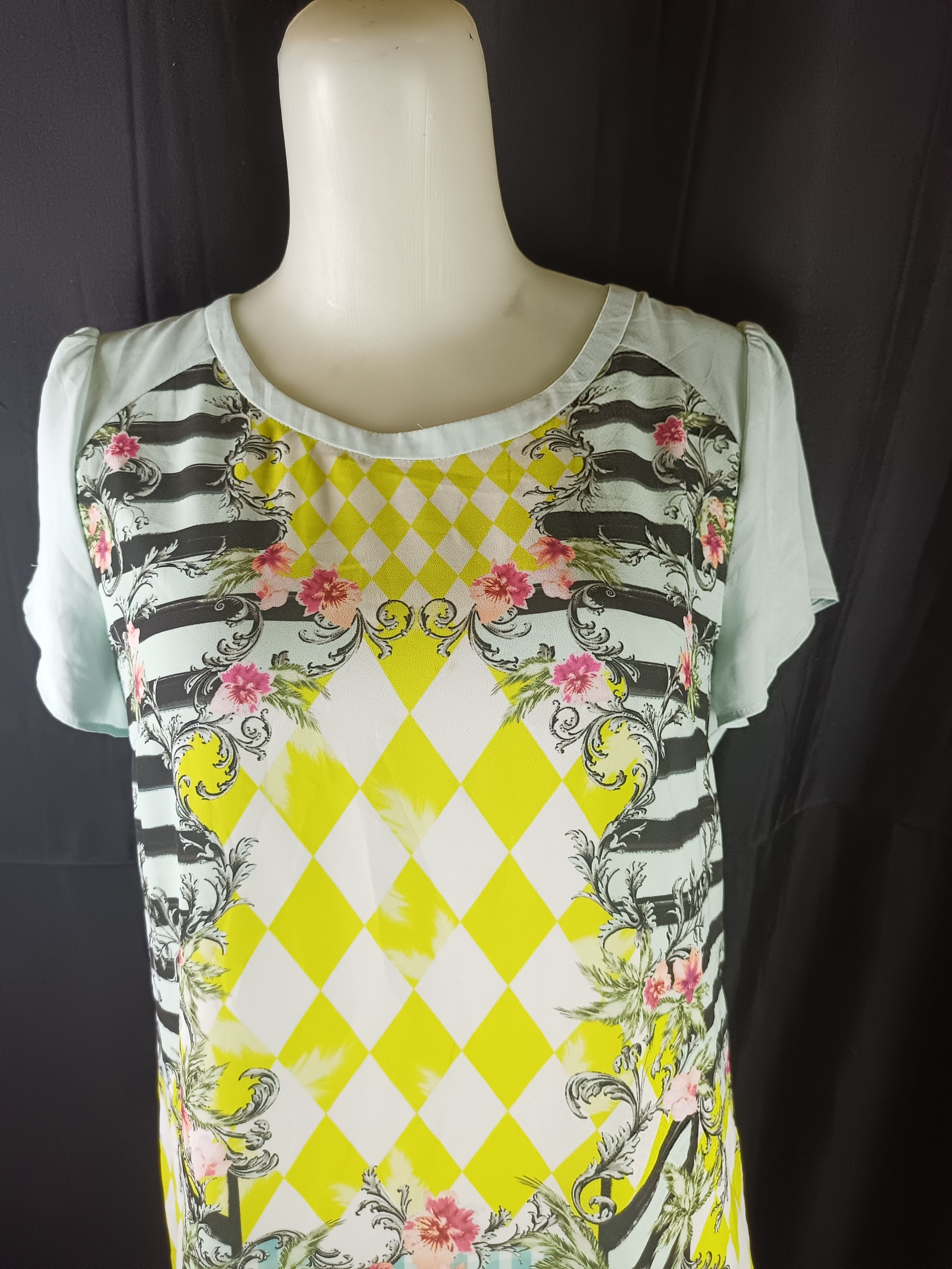 Other ISABEY DE PARIS Women's Dress Multicolor Floral Print Size XS / US 0-2 / IT 36-38 - 4 Thumbnail