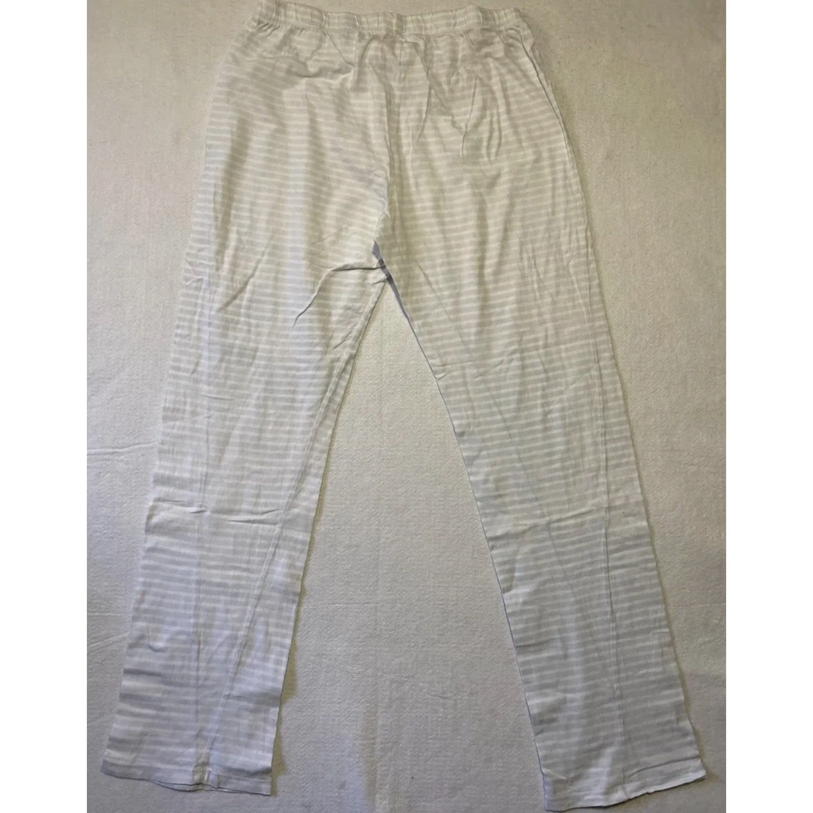 Vintage Womens Secret Pajama Pants drawstring, pattern Stripped, Size 15, Blue White, Women, Regular, 28-22, Shirt? Size 36" / US 14 / IT 50 - 7 Thumbnail