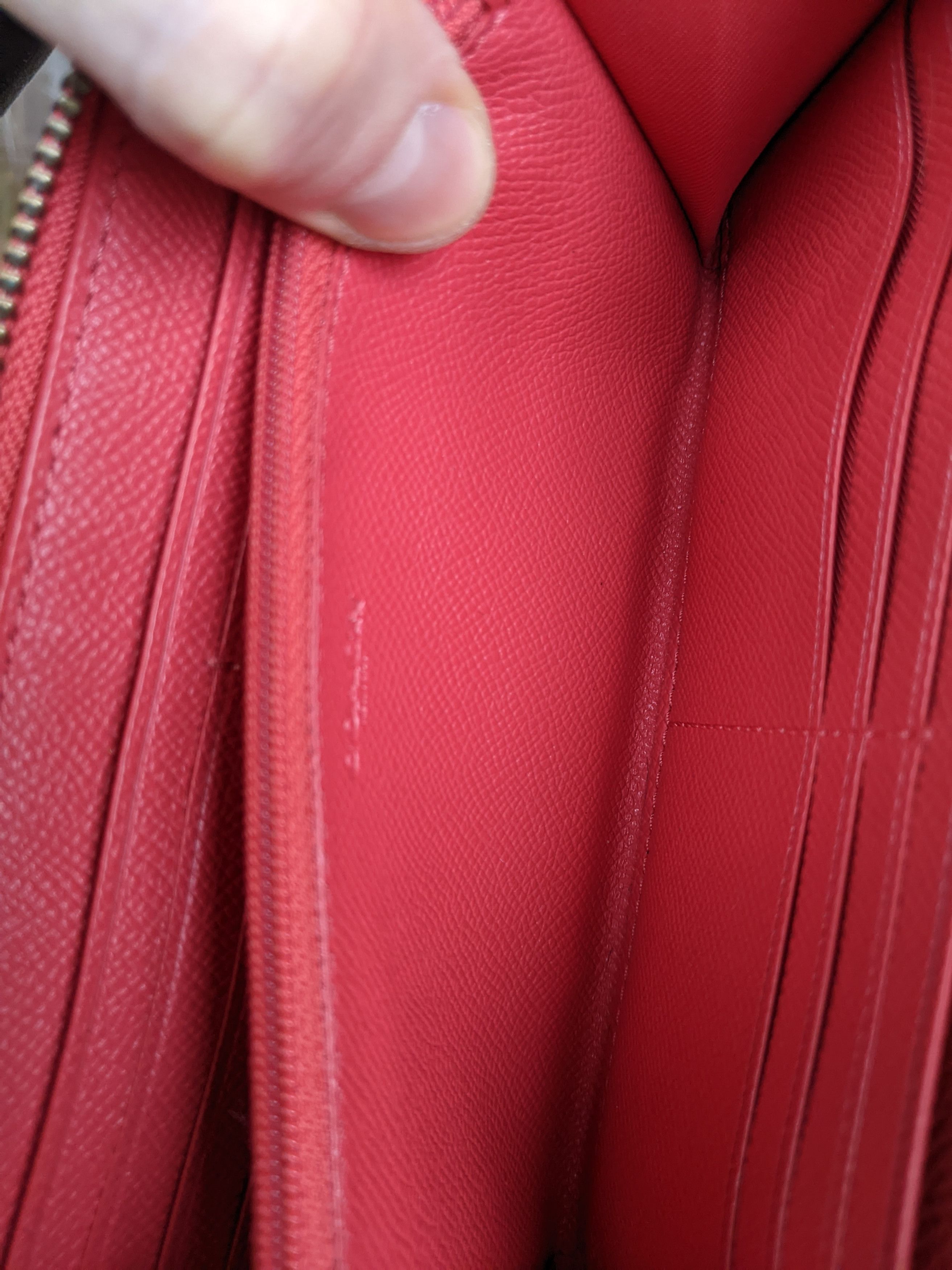 Coach Coach Accordion Zip Wallet Red Prada Vivienne Westwood Size ONE SIZE - 11 Thumbnail