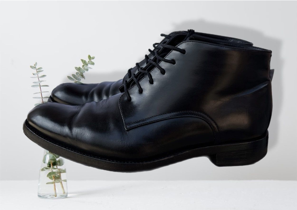 Dior Christian Dior Boots Men’s Black Leather Lace Up short shoes Size US 8 / EU 41 - 2 Thumbnail