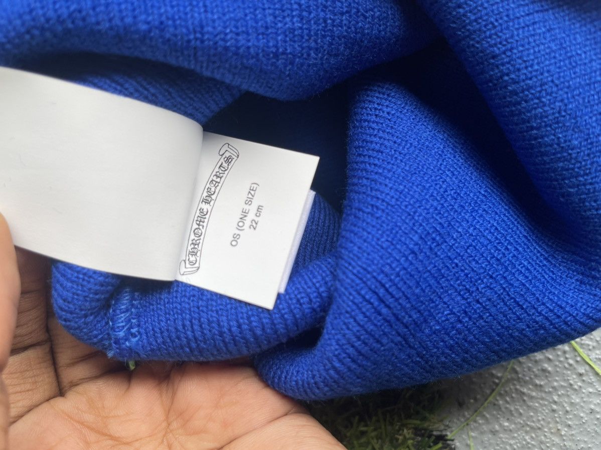 Chrome Hearts Brand New Royal Blue Chrome Hearts Beanie Size ONE SIZE - 6 Thumbnail