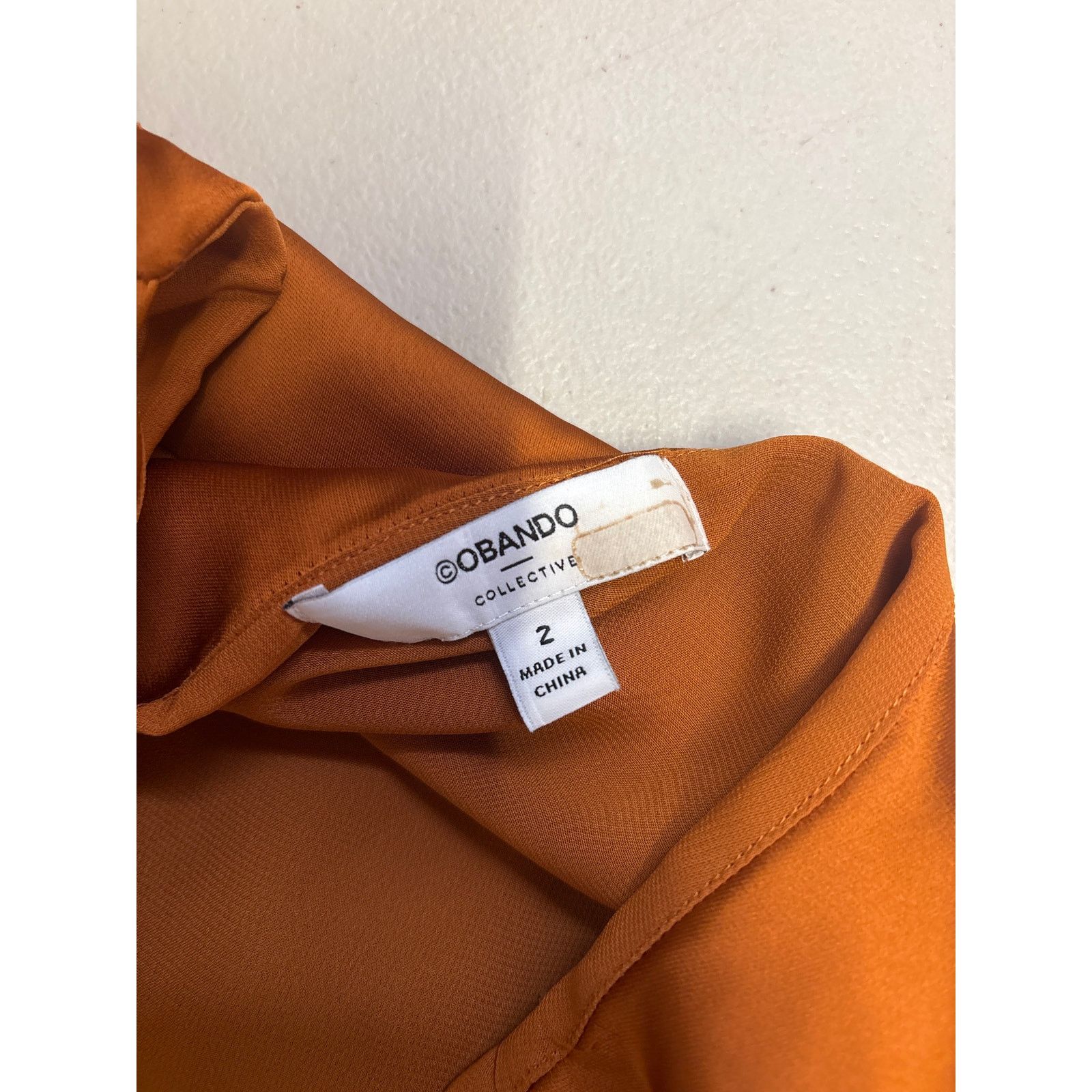 Other RTR sz 2 Obando copper silky one shoulder sleeveless gown Size XS / US 0-2 / IT 36-38 - 3 Thumbnail