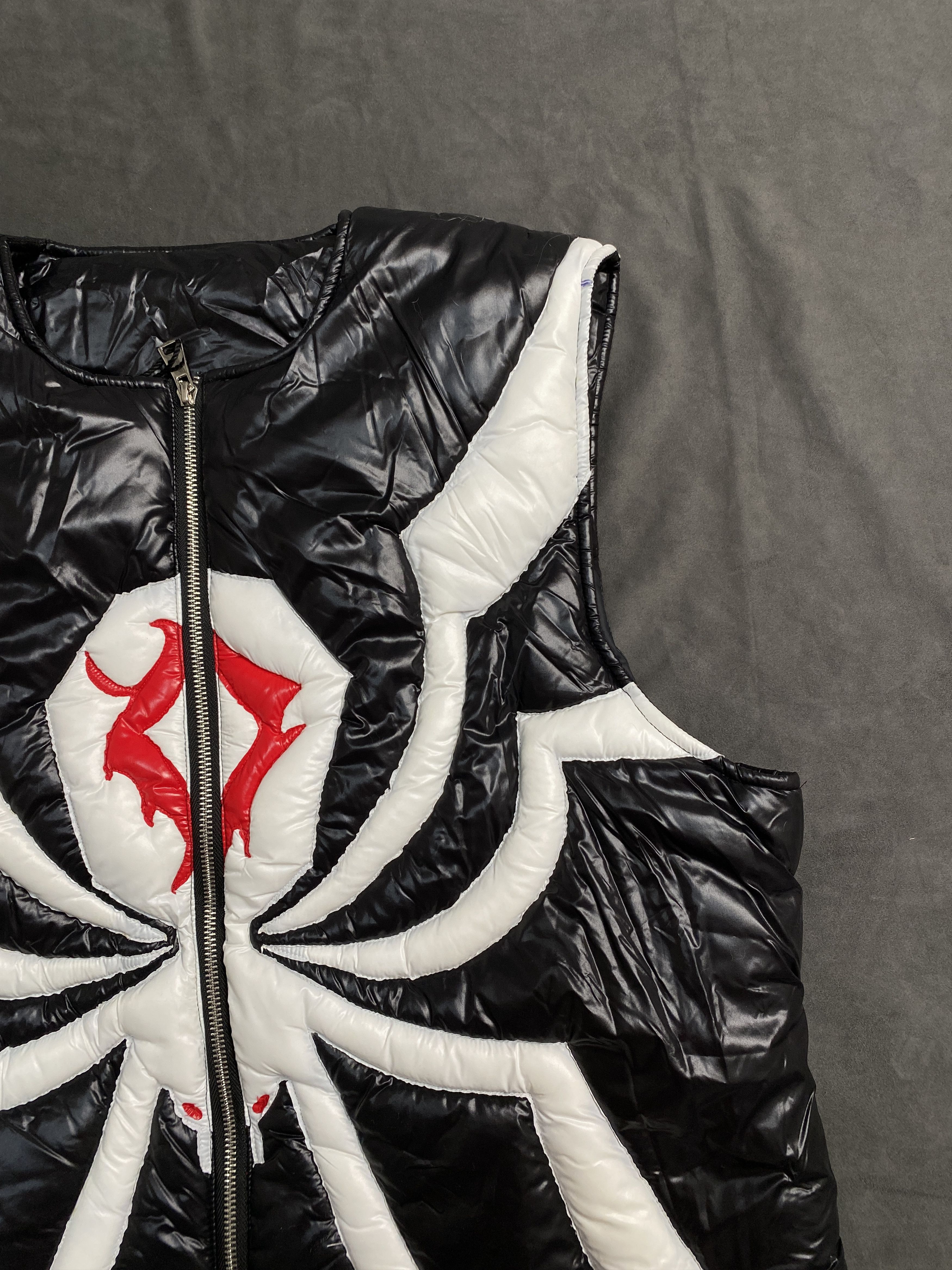 Other Rare 1OF1 Spider Graphic Puffer Vest Black Medium Size US M / EU 48-50 / 2 - 4 Thumbnail