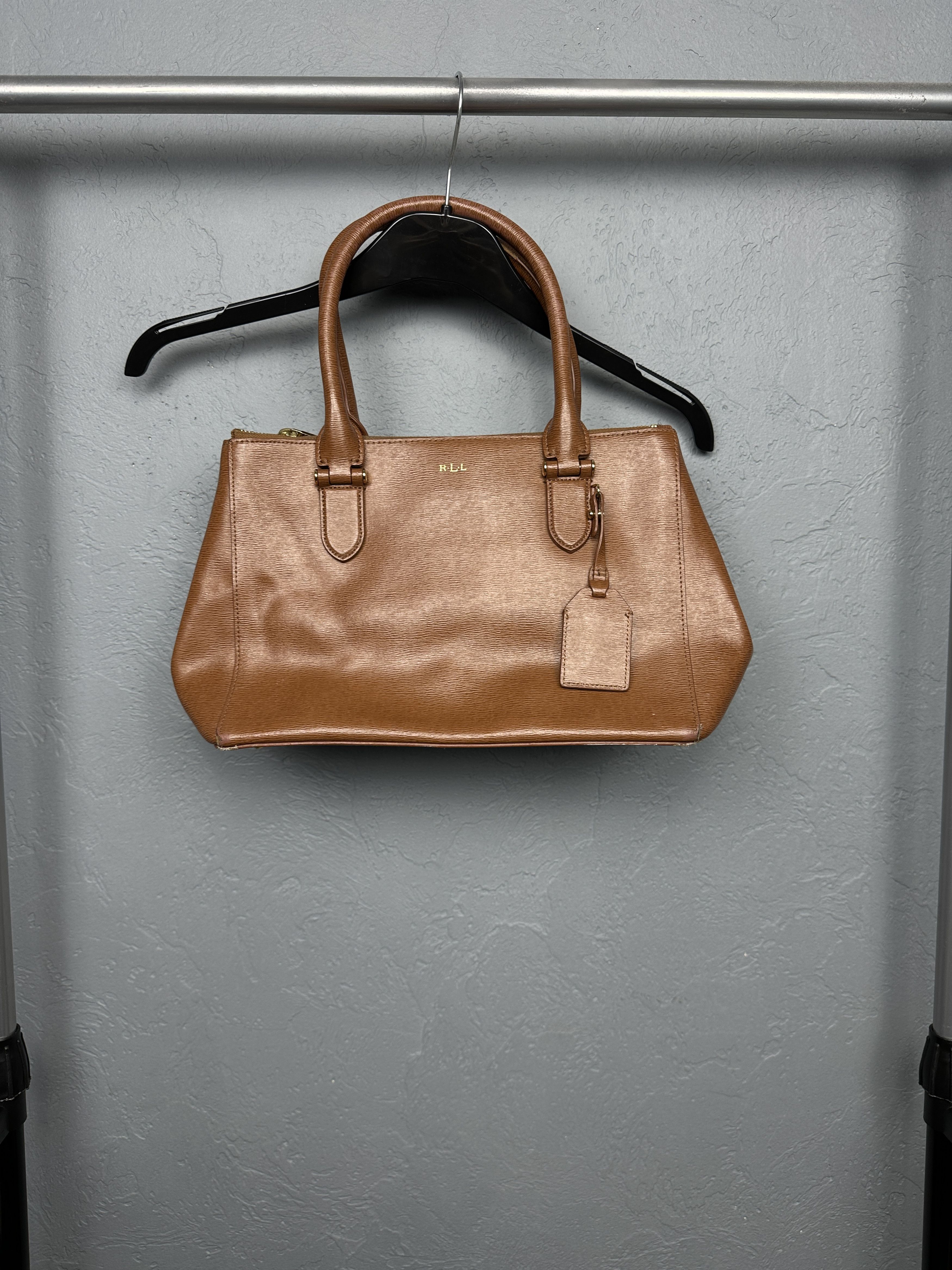 Lauren Ralph Lauren Polo Ralph Lauren Cow Leather Bag Handbag Size ONE SIZE - 1 Thumbnail