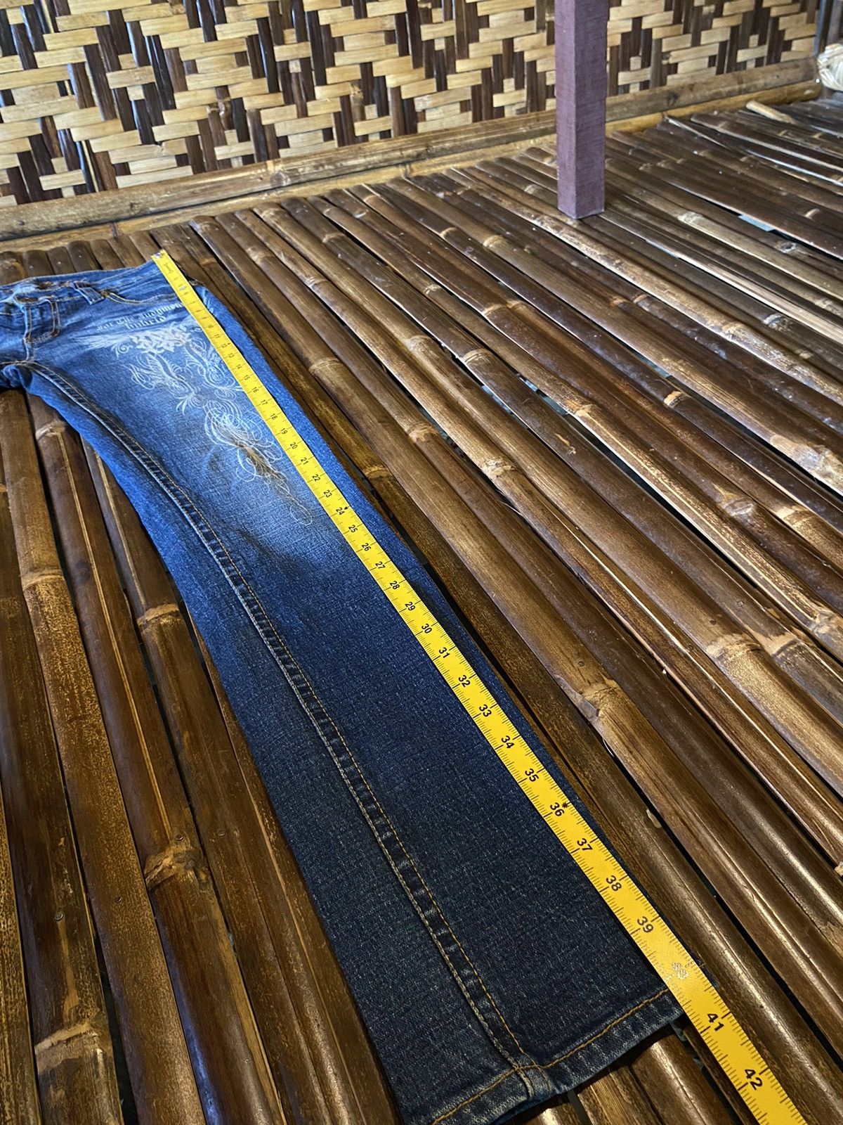 SKY BOMBER DENIM PANTS