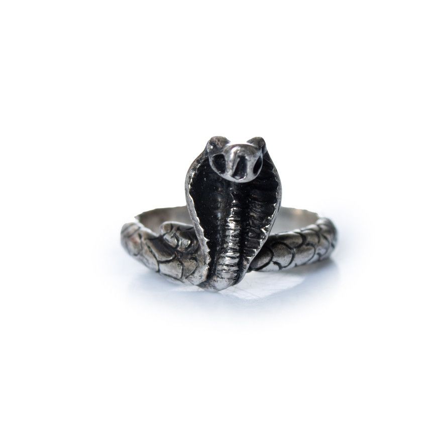 Saint Laurent Paris Saint Laurent, silver toned cobra snake ring Size ONE SIZE - 5 Thumbnail