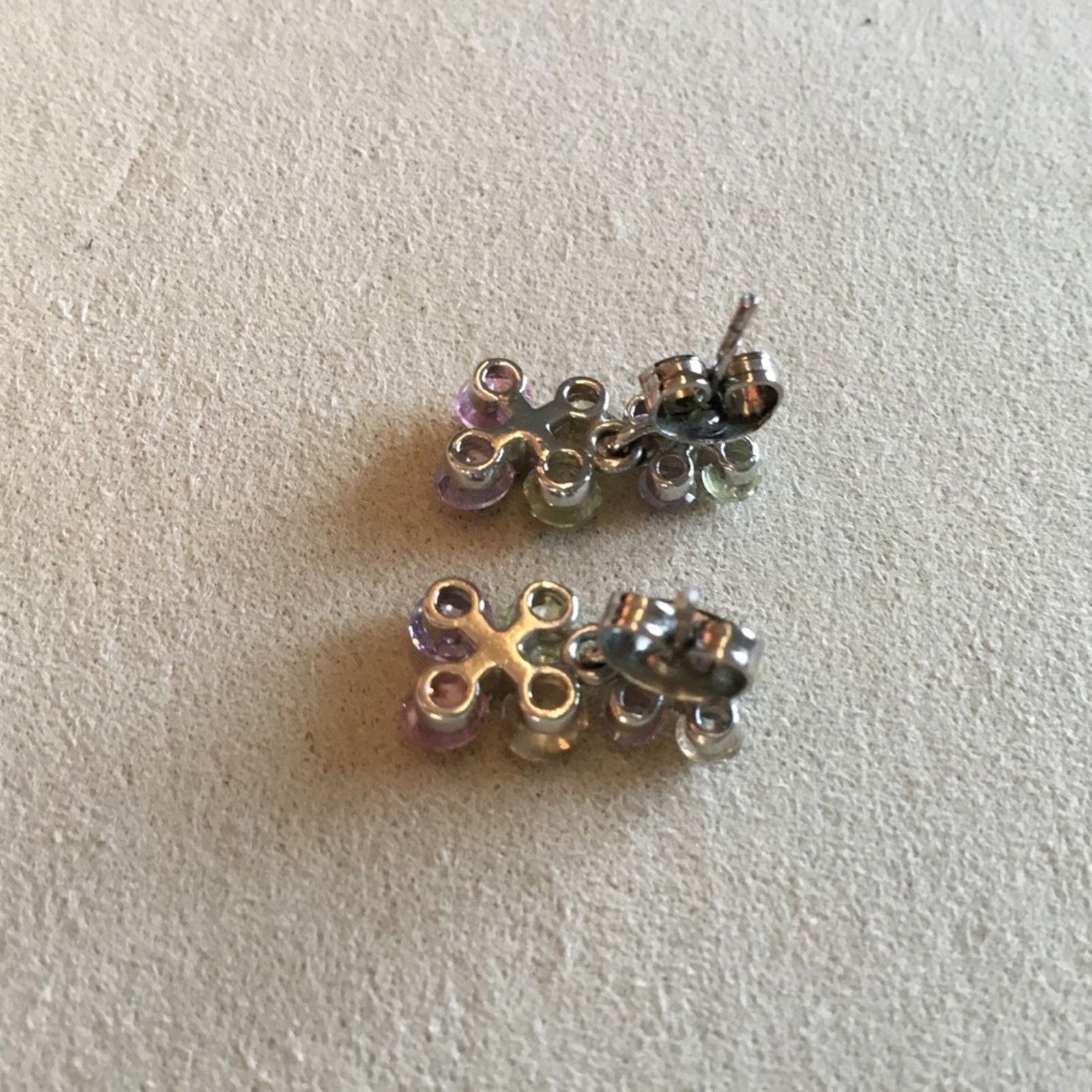 Other Clover Multi-Crystal Drop Earrings Size ONE SIZE - 5 Thumbnail