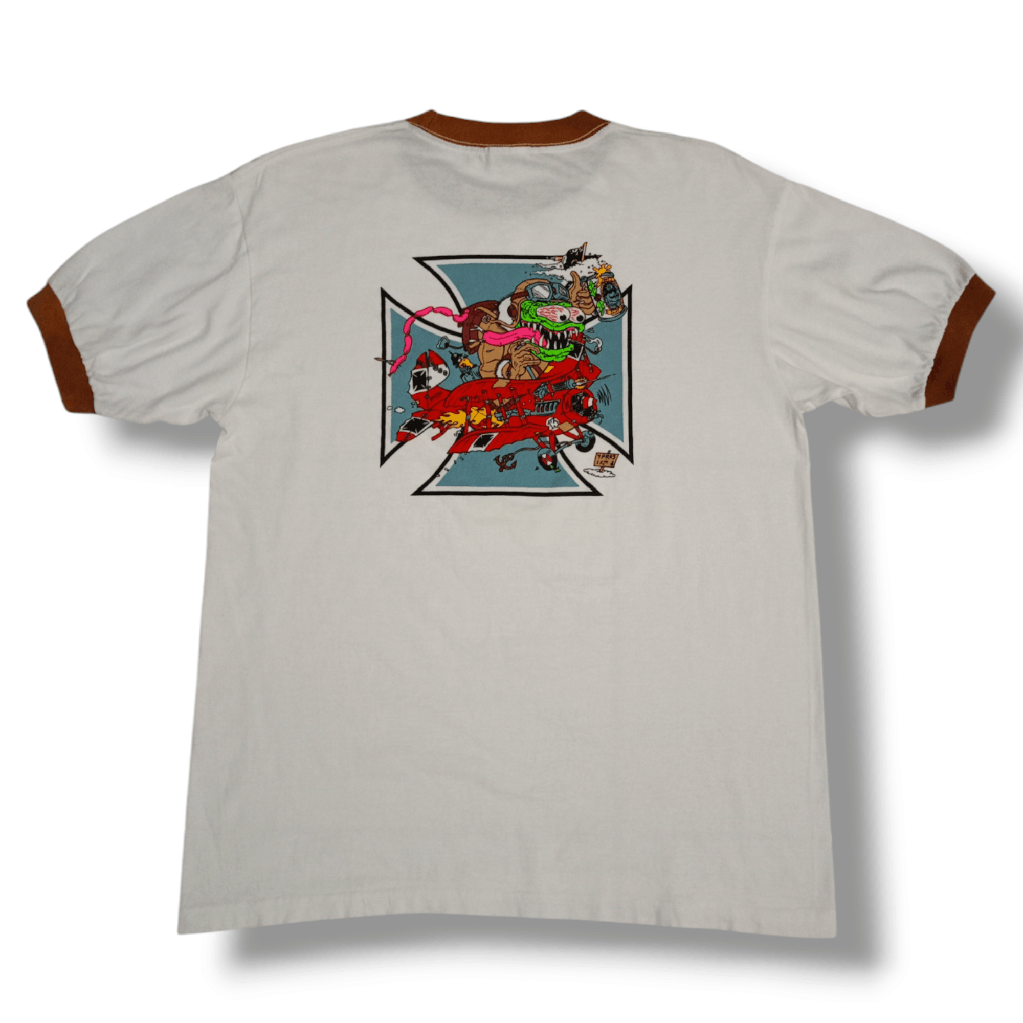 Vintage Vintage rare Frank kozik art t shirt Size US M / EU 48-50 / 2 - 2 Thumbnail