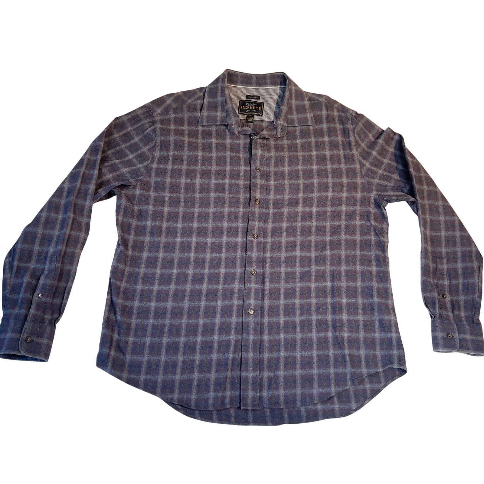 Jos. A. Bank Jos. A Bank Reserve Button Shirt XL Tailored Cashmere Blend Size US XL / EU 56 / 4 - 1 Thumbnail